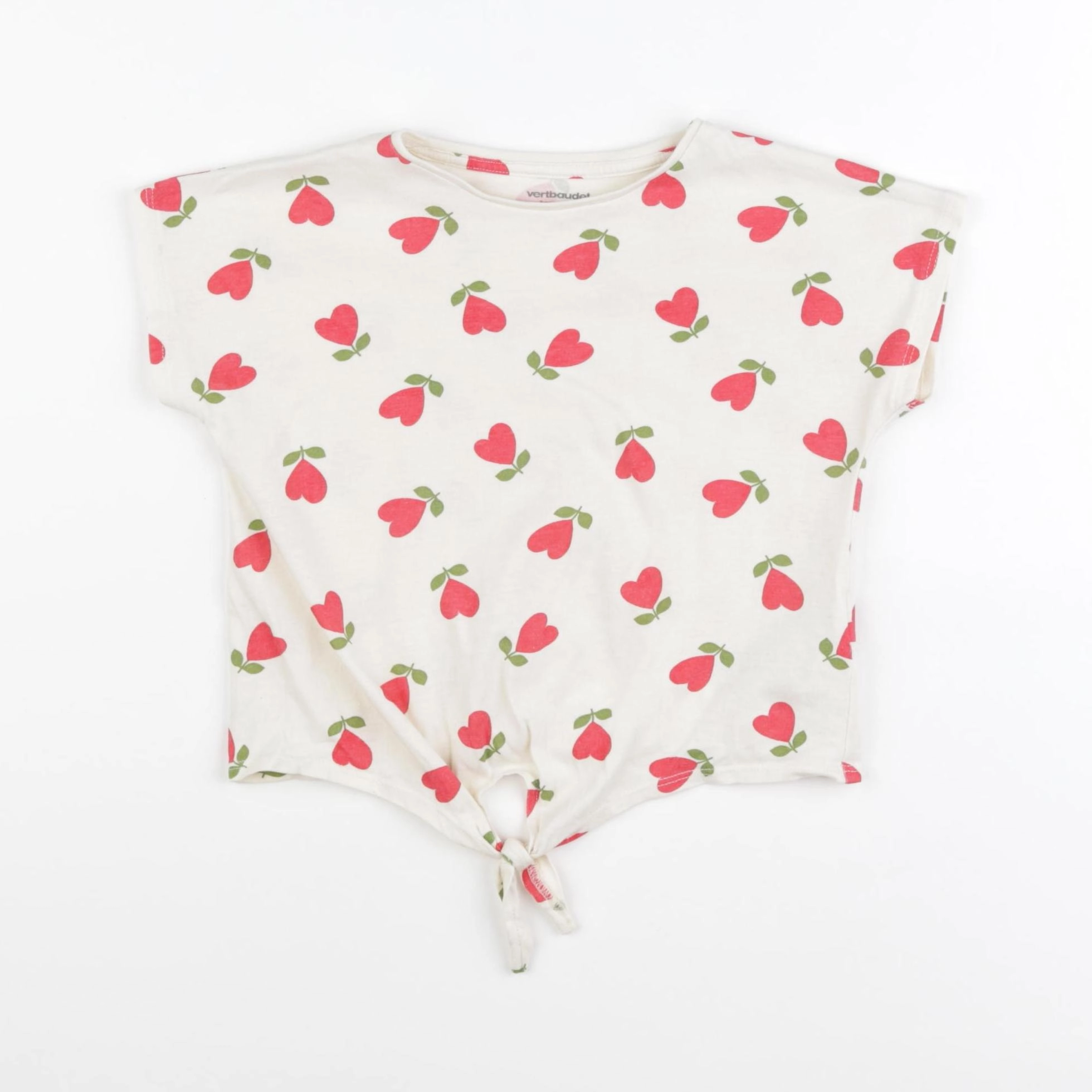 Vertbaudet - tee-shirt beige - 3 ans