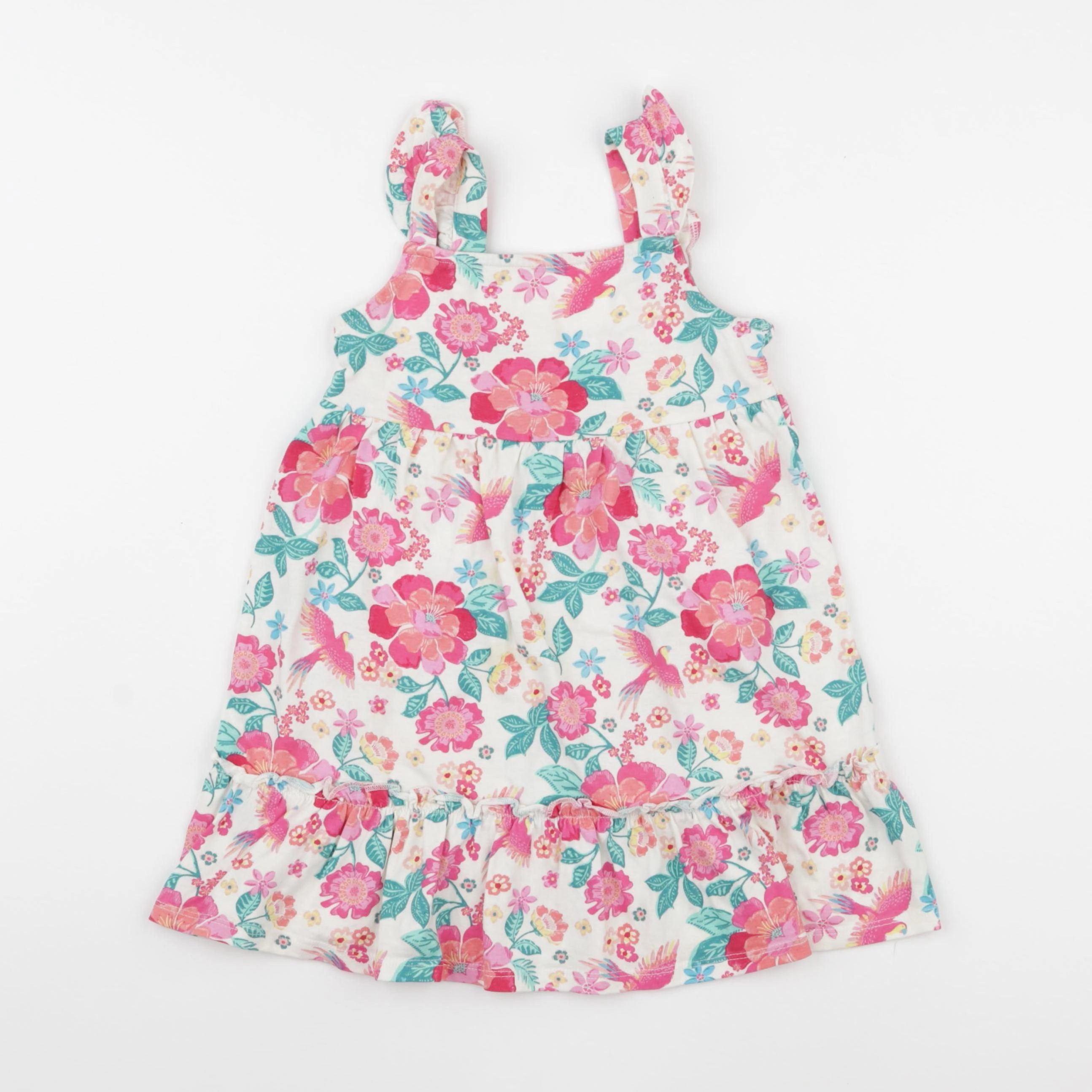 Vertbaudet - robe multicolore - 3 ans