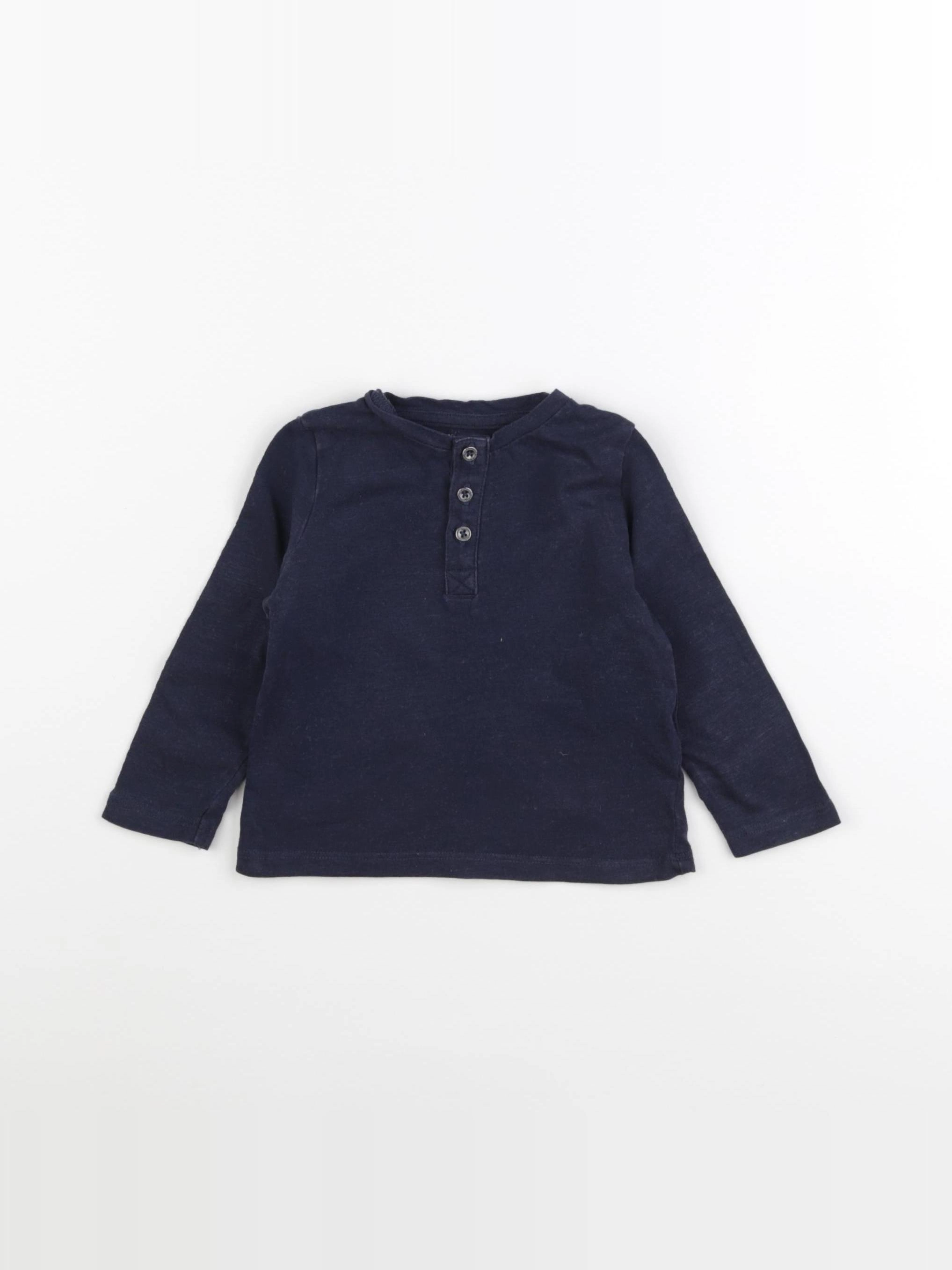 Vertbaudet - tee-shirt bleu - 9 mois