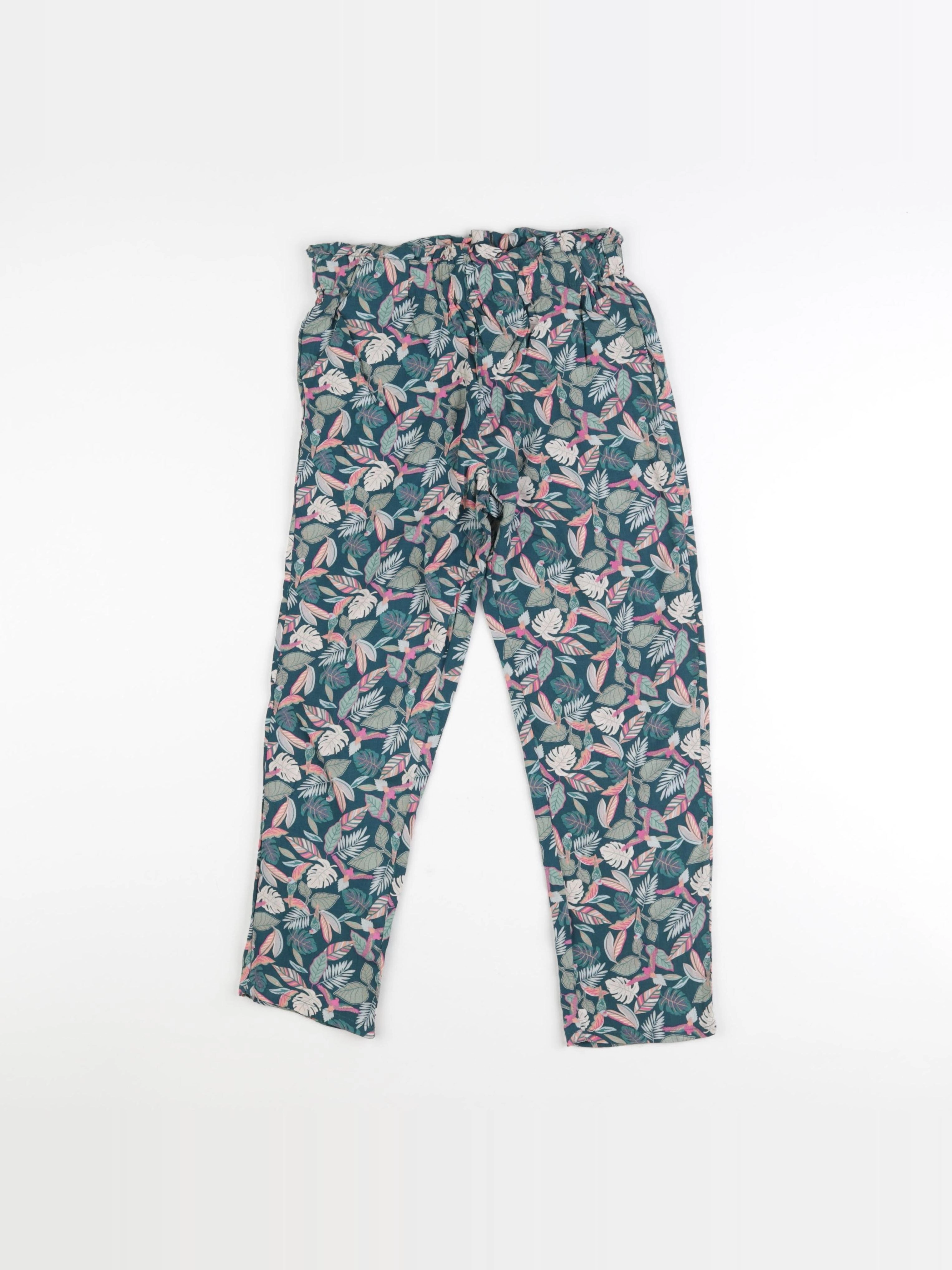 Vertbaudet - pantalon vert - 8 ans