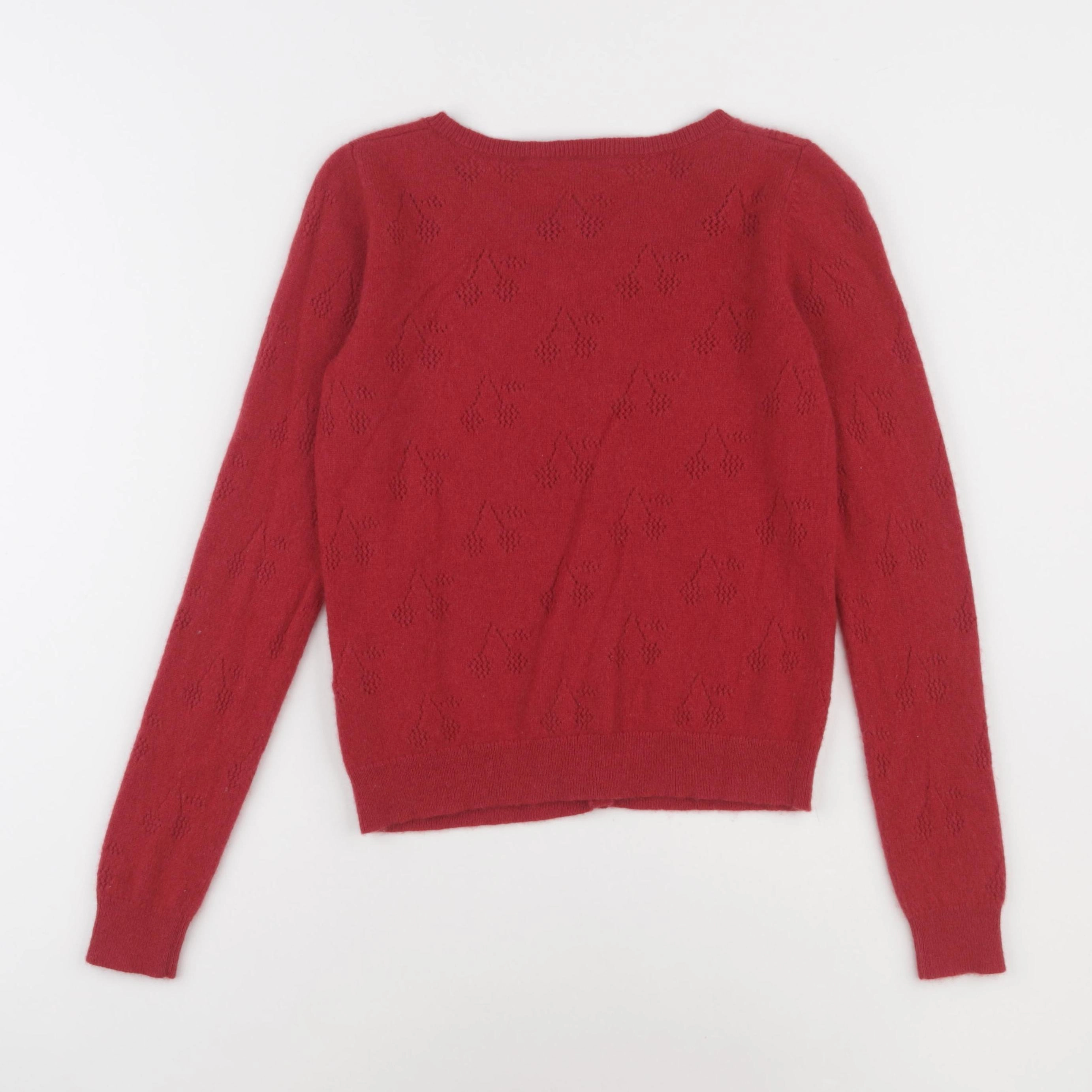 Bonpoint - gilet rouge - 12 ans