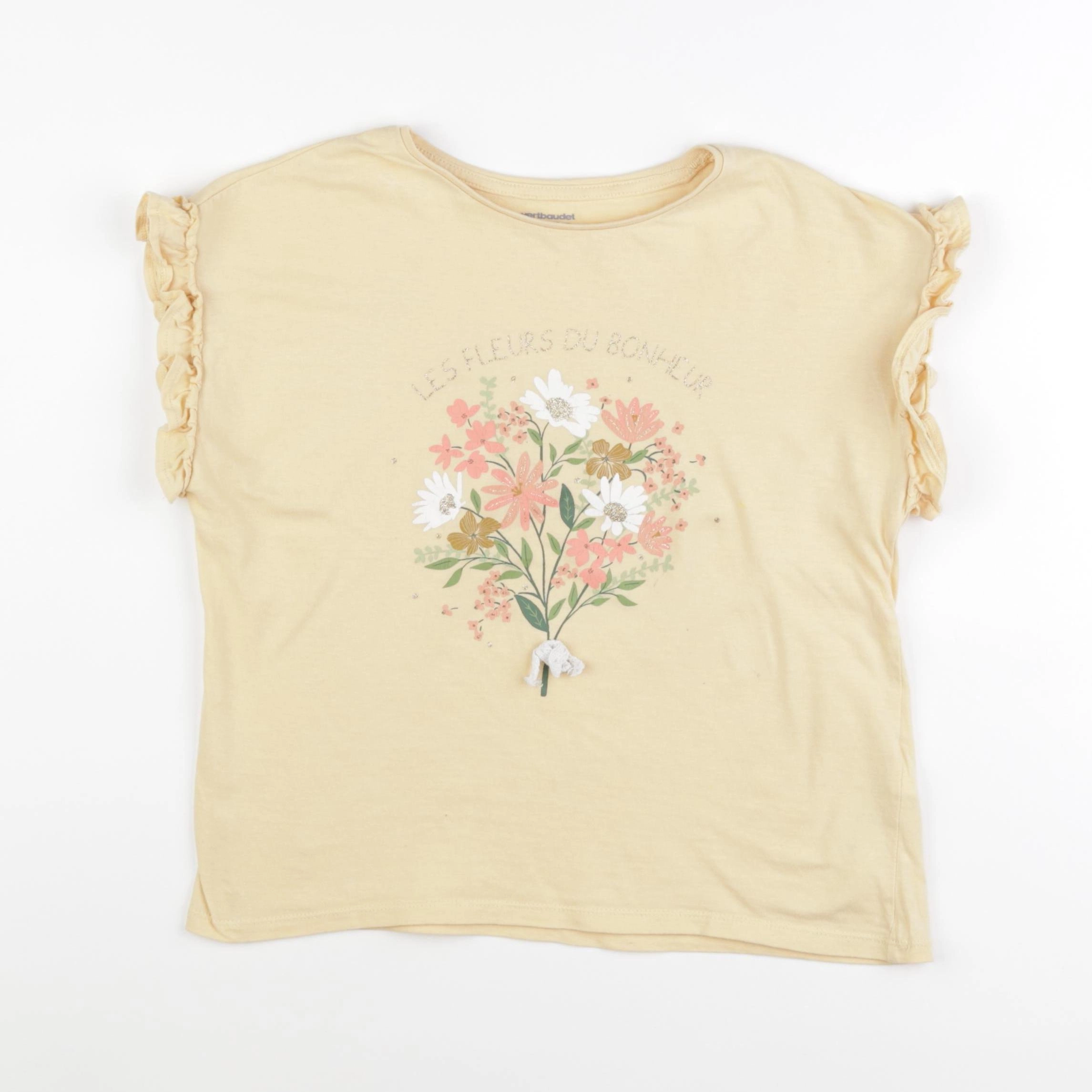 Vertbaudet - tee-shirt jaune - 10 ans