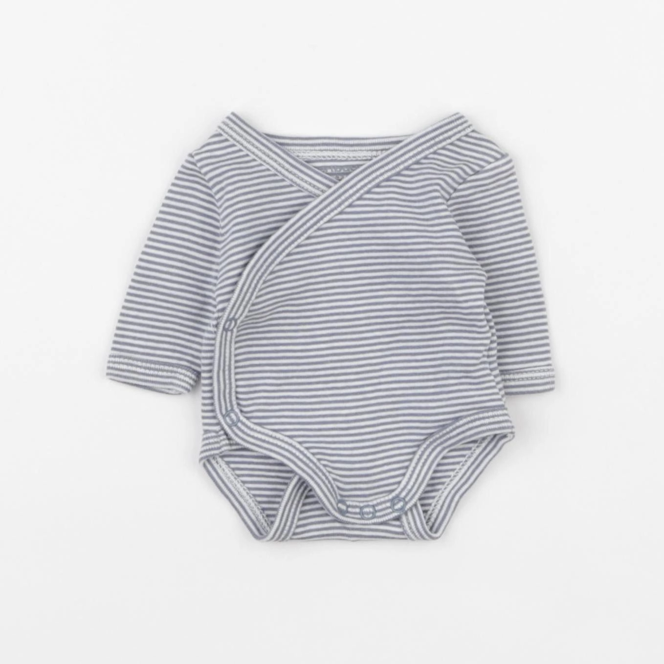 Vertbaudet - body blanc, bleu - Prématuré