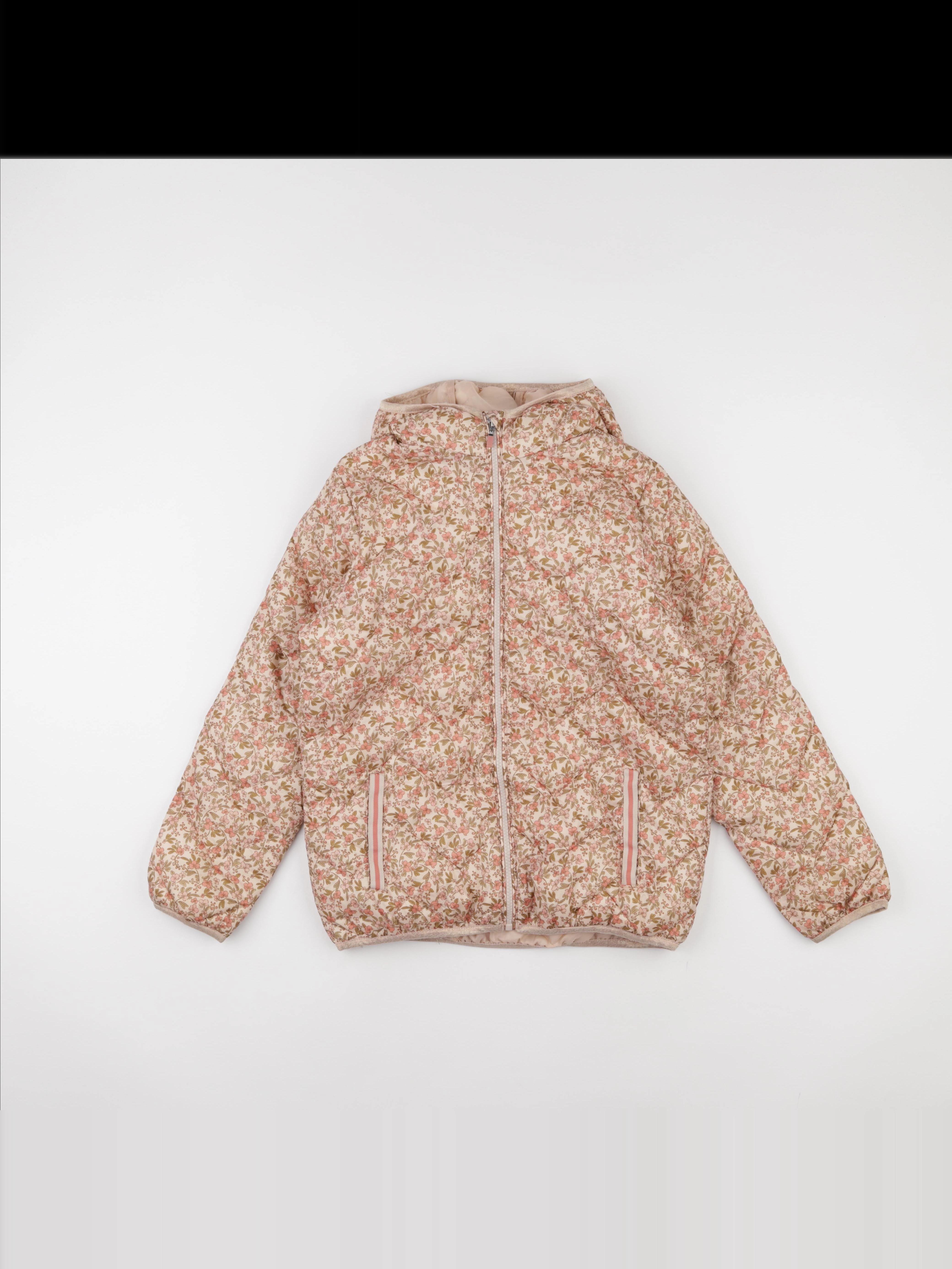 Vertbaudet - doudoune marron, rose - 14 ans