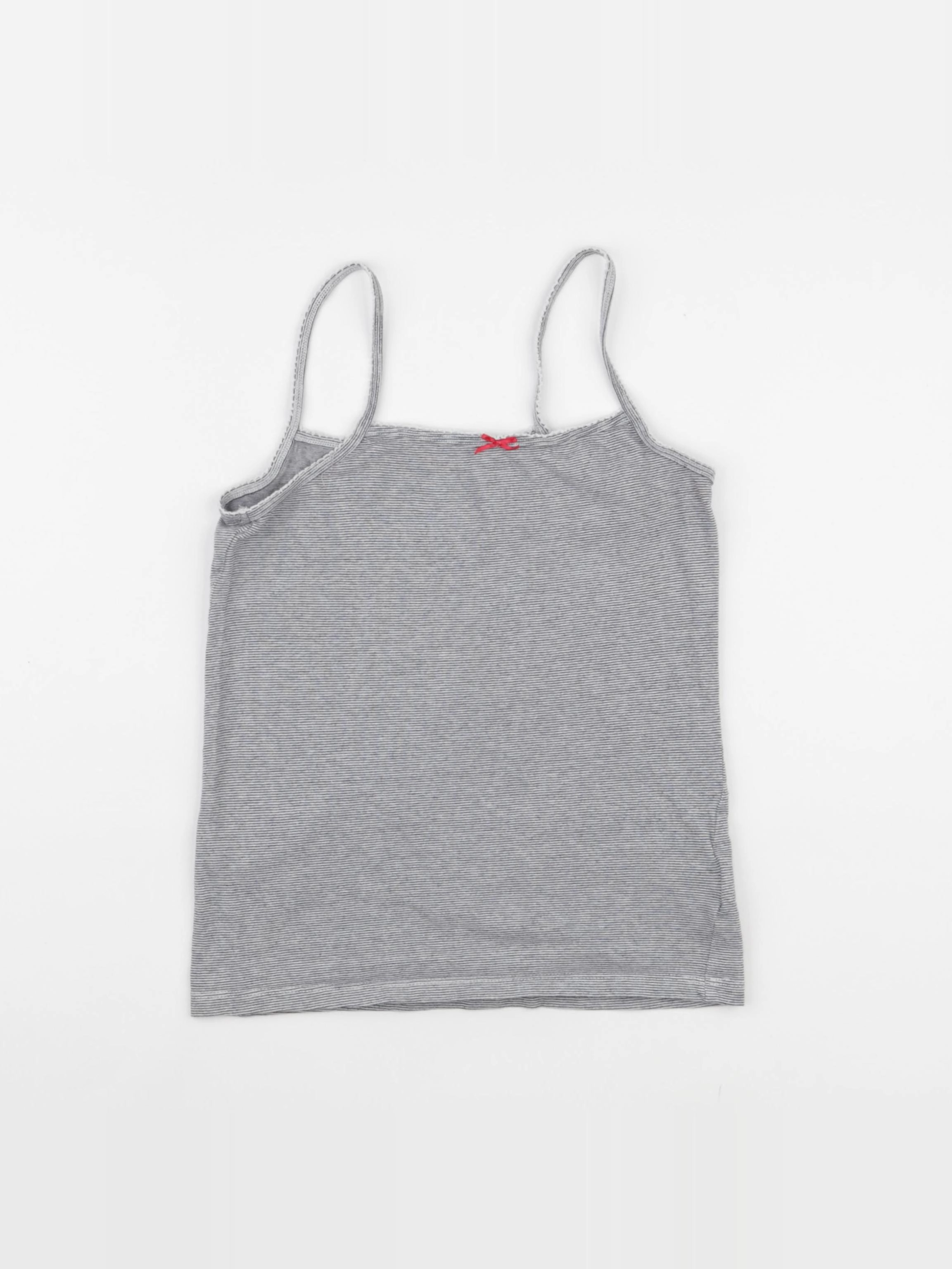 Vertbaudet - maillot de corps bleu, blanc - 10 ans