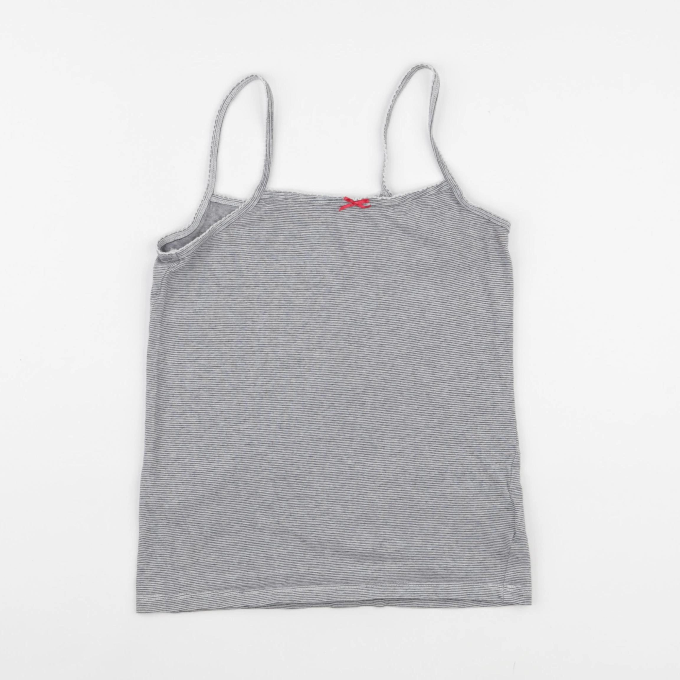 Vertbaudet - maillot de corps bleu, blanc - 10 ans