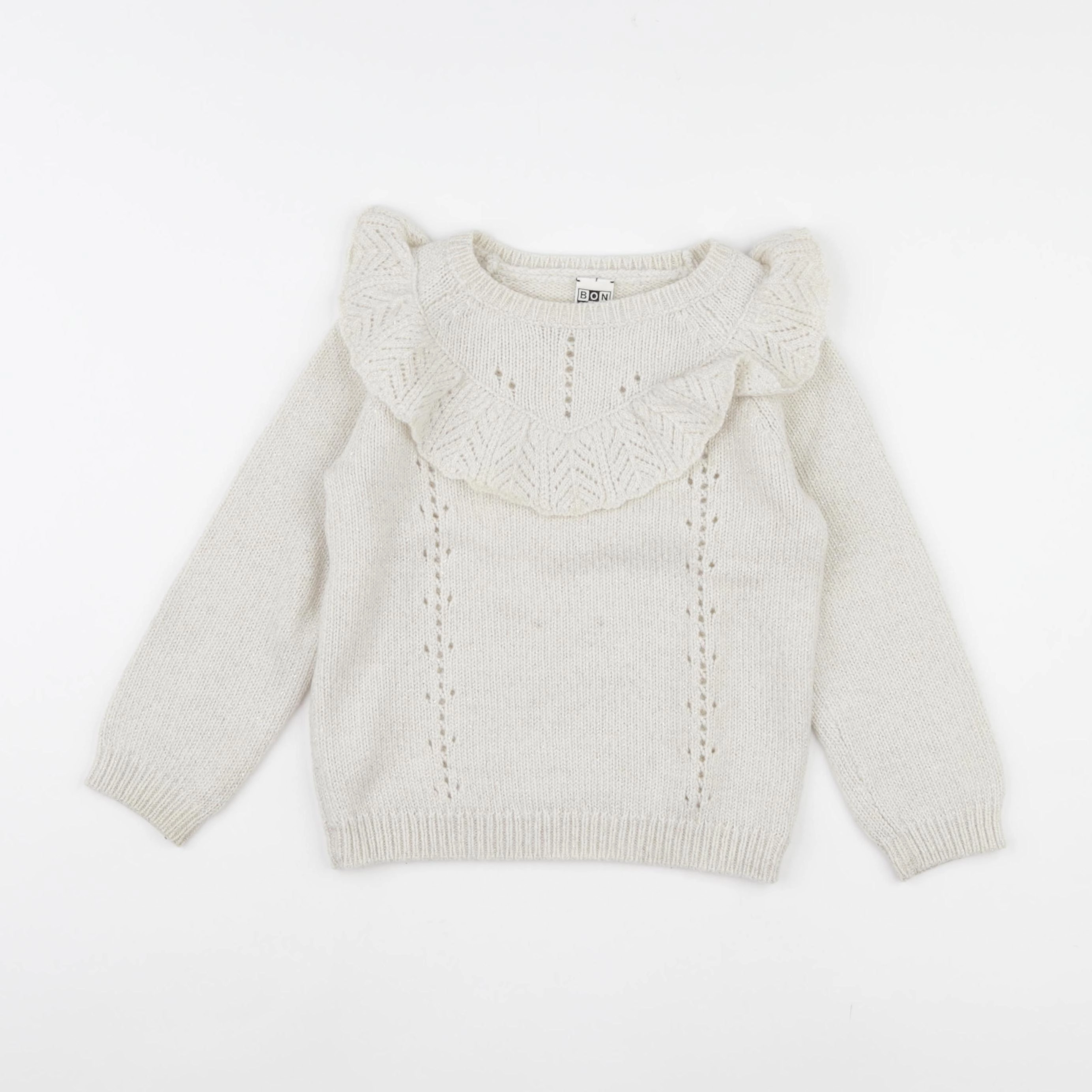 Bonton - pull beige - 6 ans