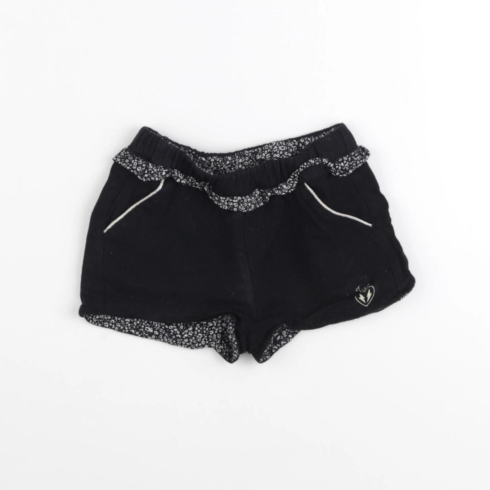 IKKS - short noir - 12 mois