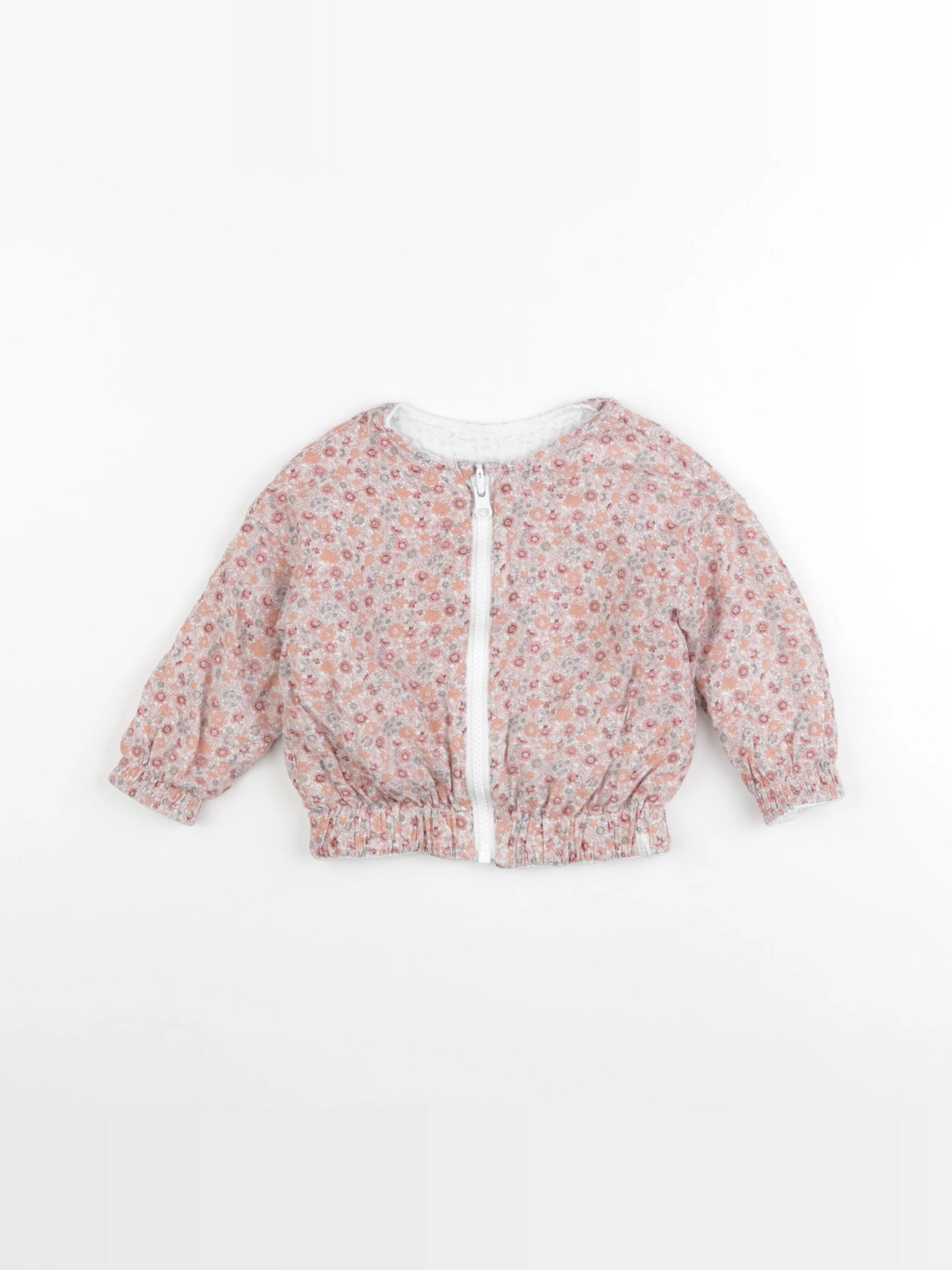 IKKS - veste réversible rose - 18 mois