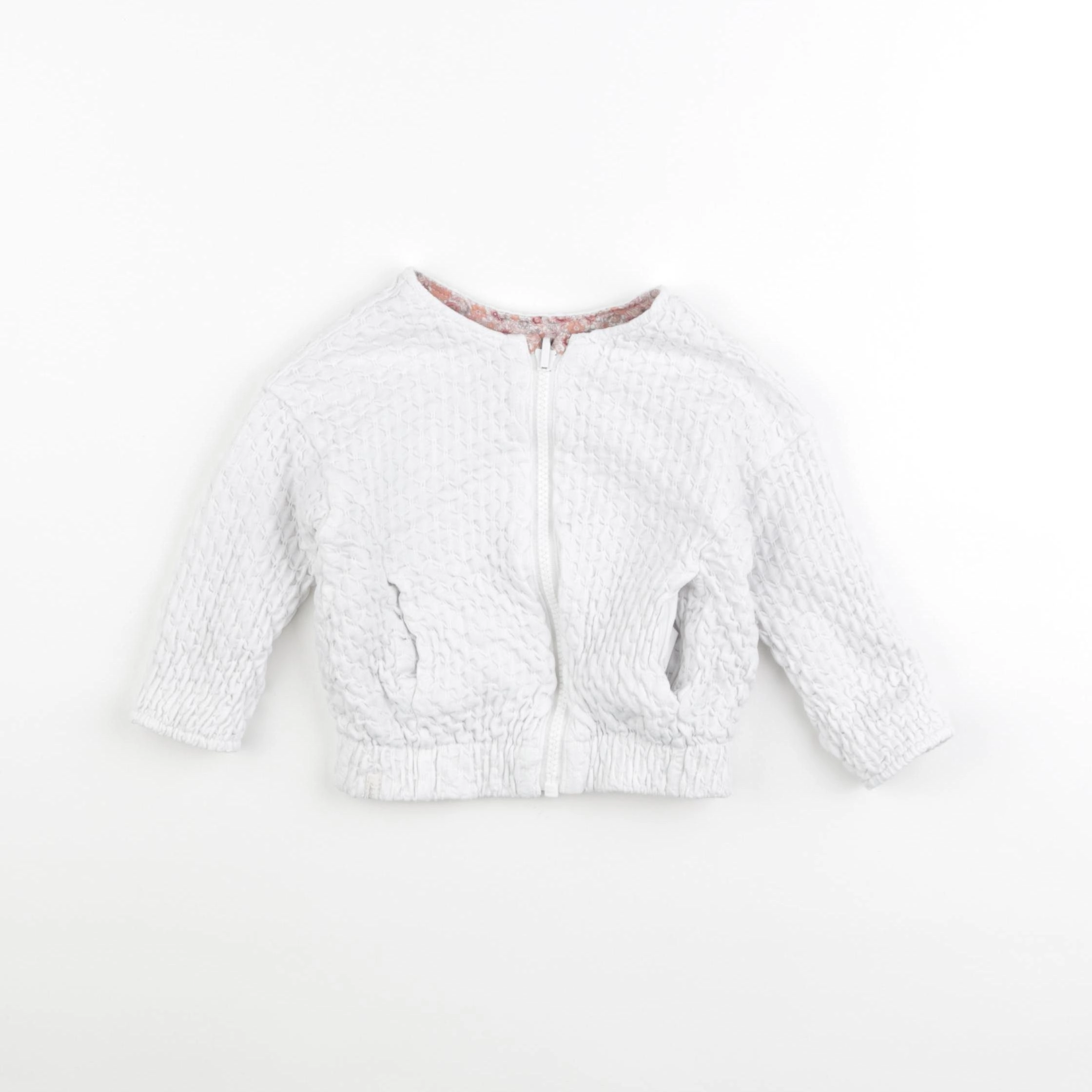 IKKS - veste réversible rose - 18 mois