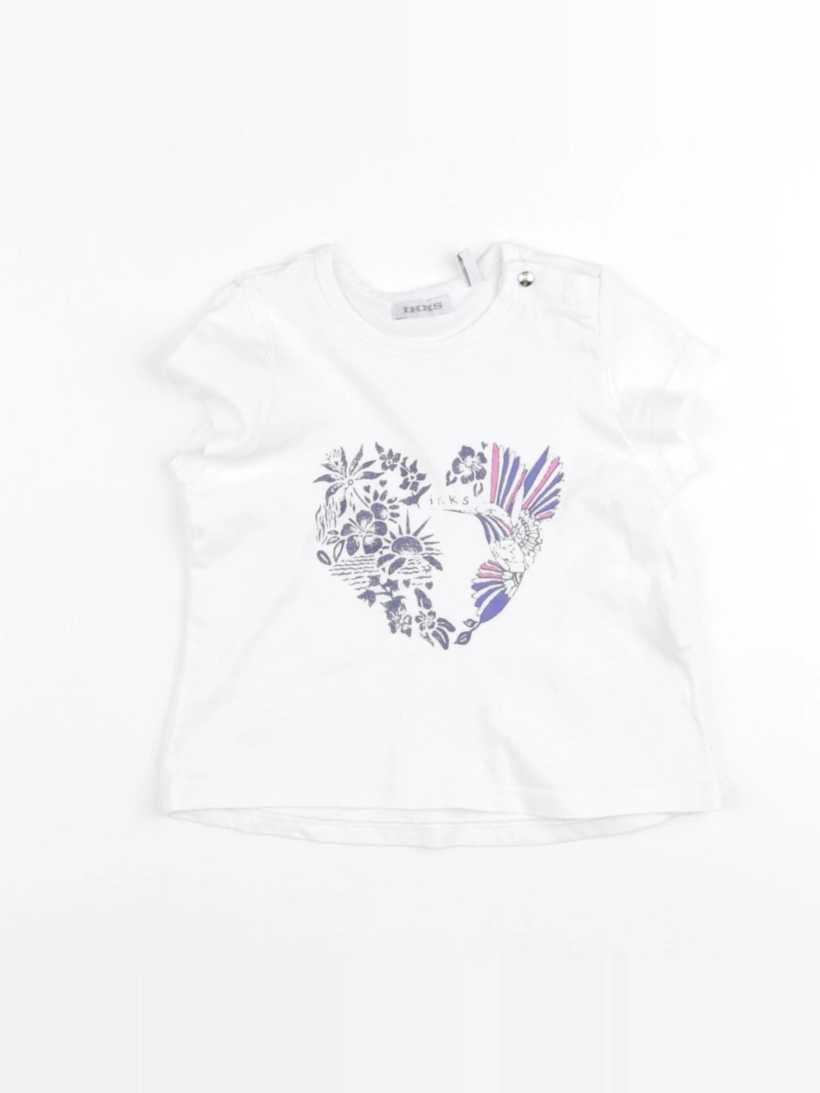 IKKS - tee-shirt blanc - 18 mois