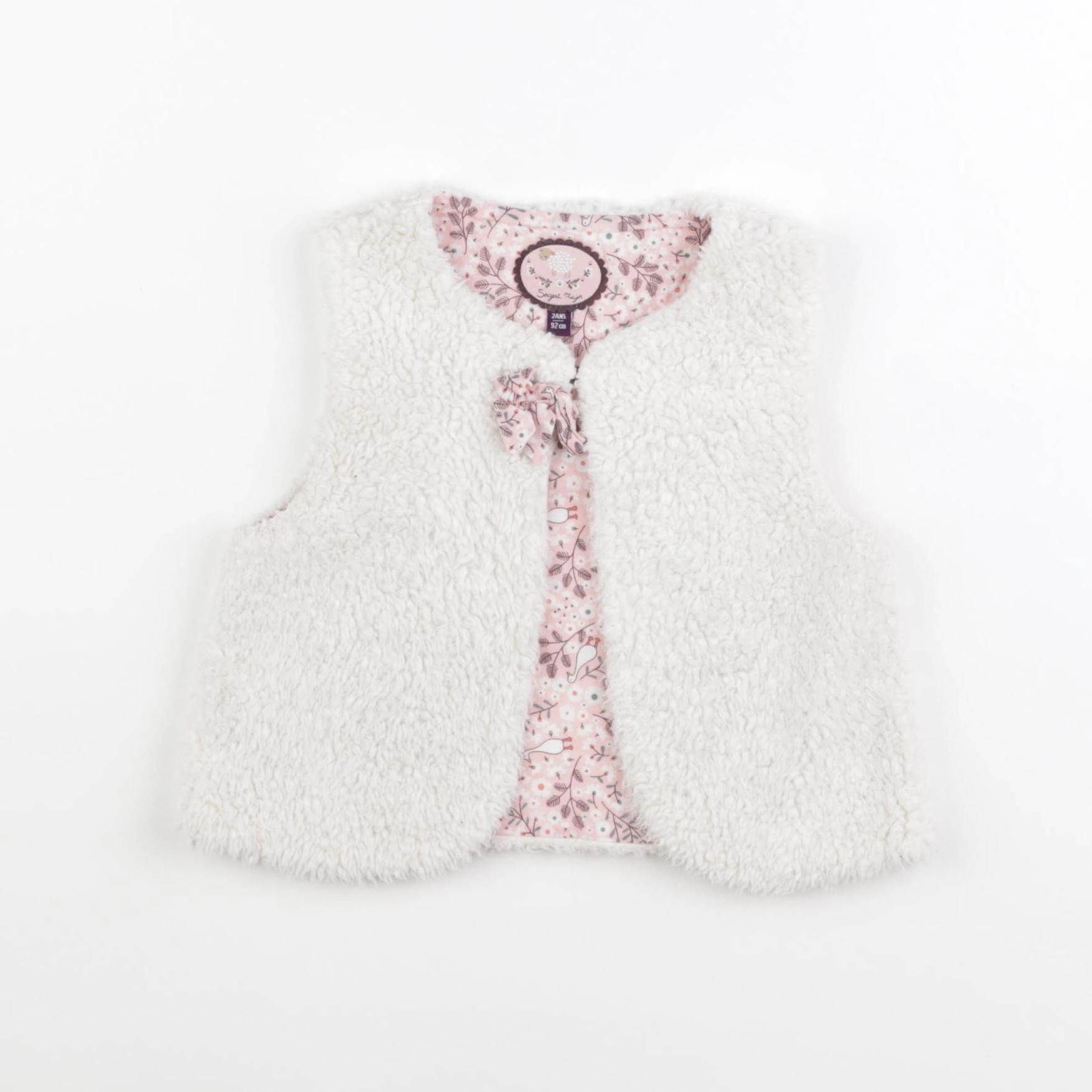 Sergent Major - gilet blanc - 2 ans