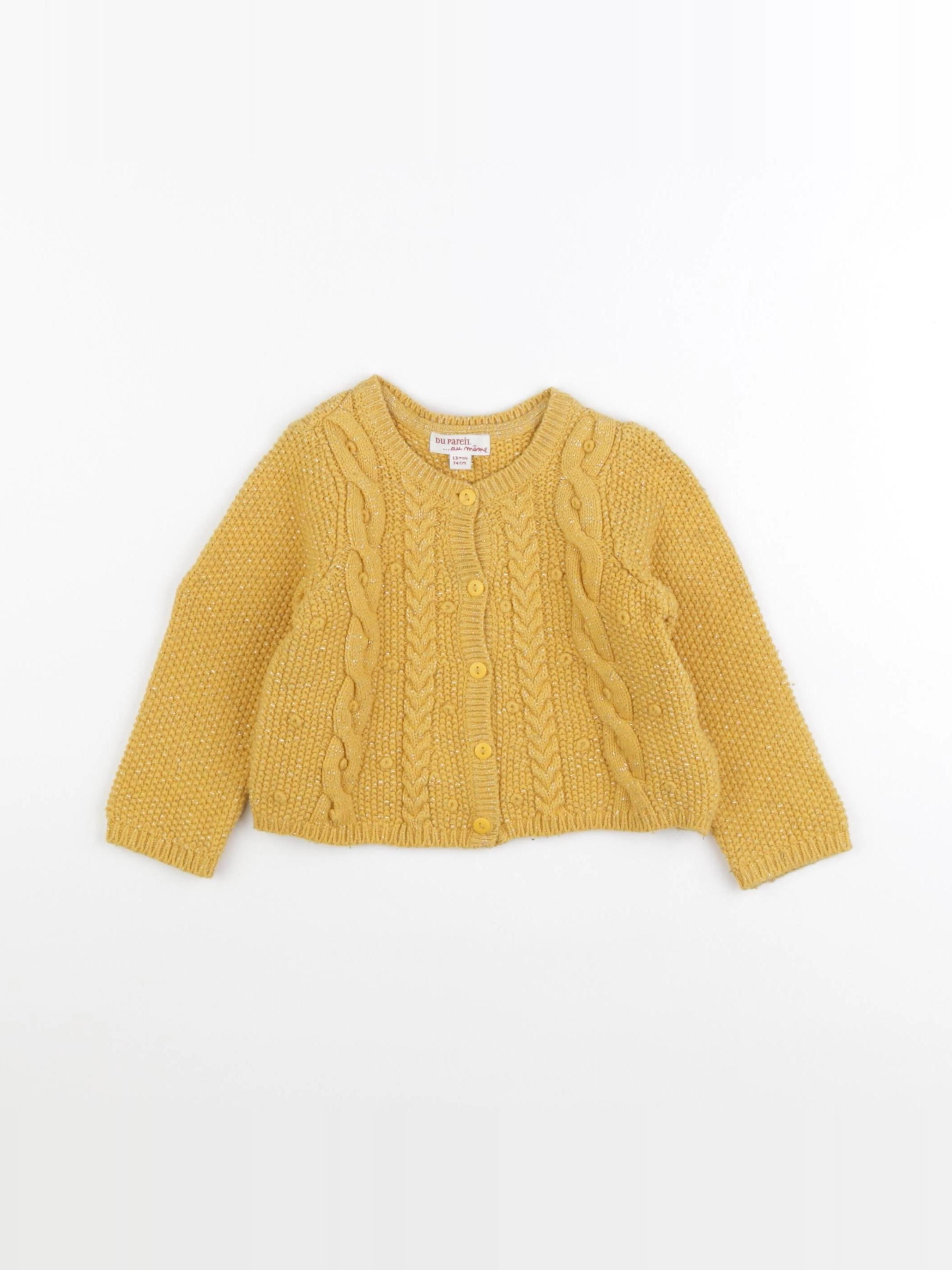 DPAM - gilet jaune - 12 mois
