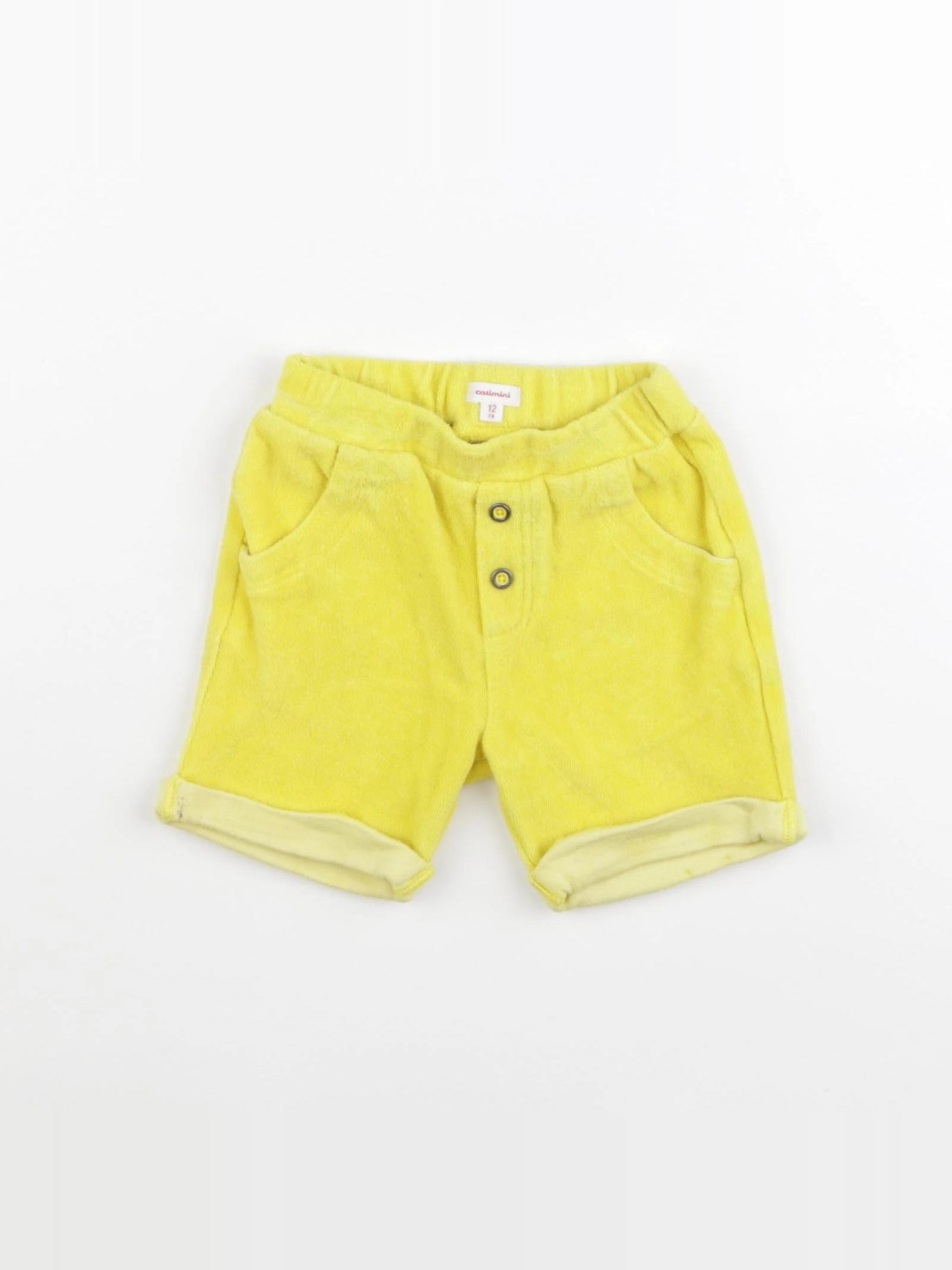 Catimini - short jaune - 12 mois