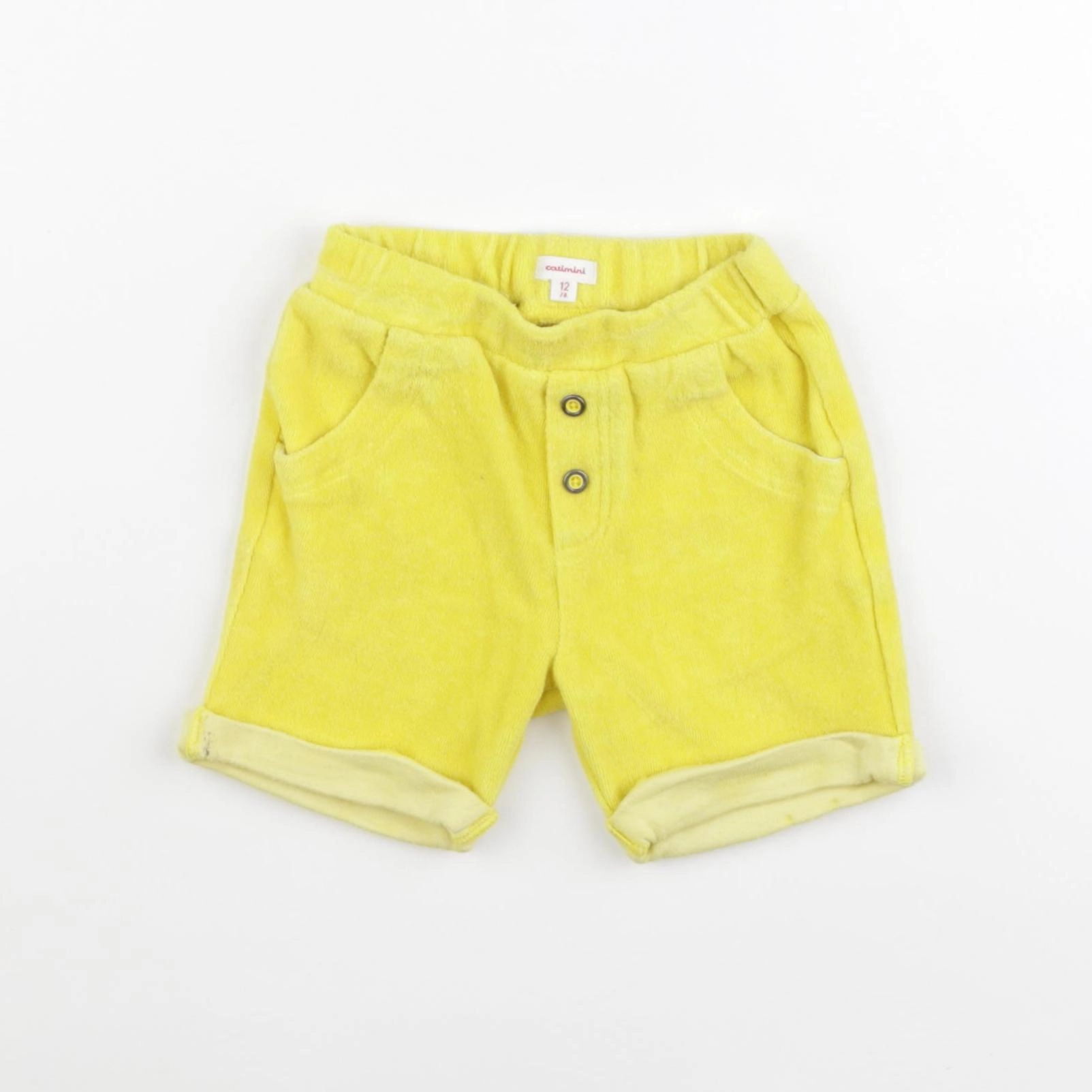 Catimini - short jaune - 12 mois