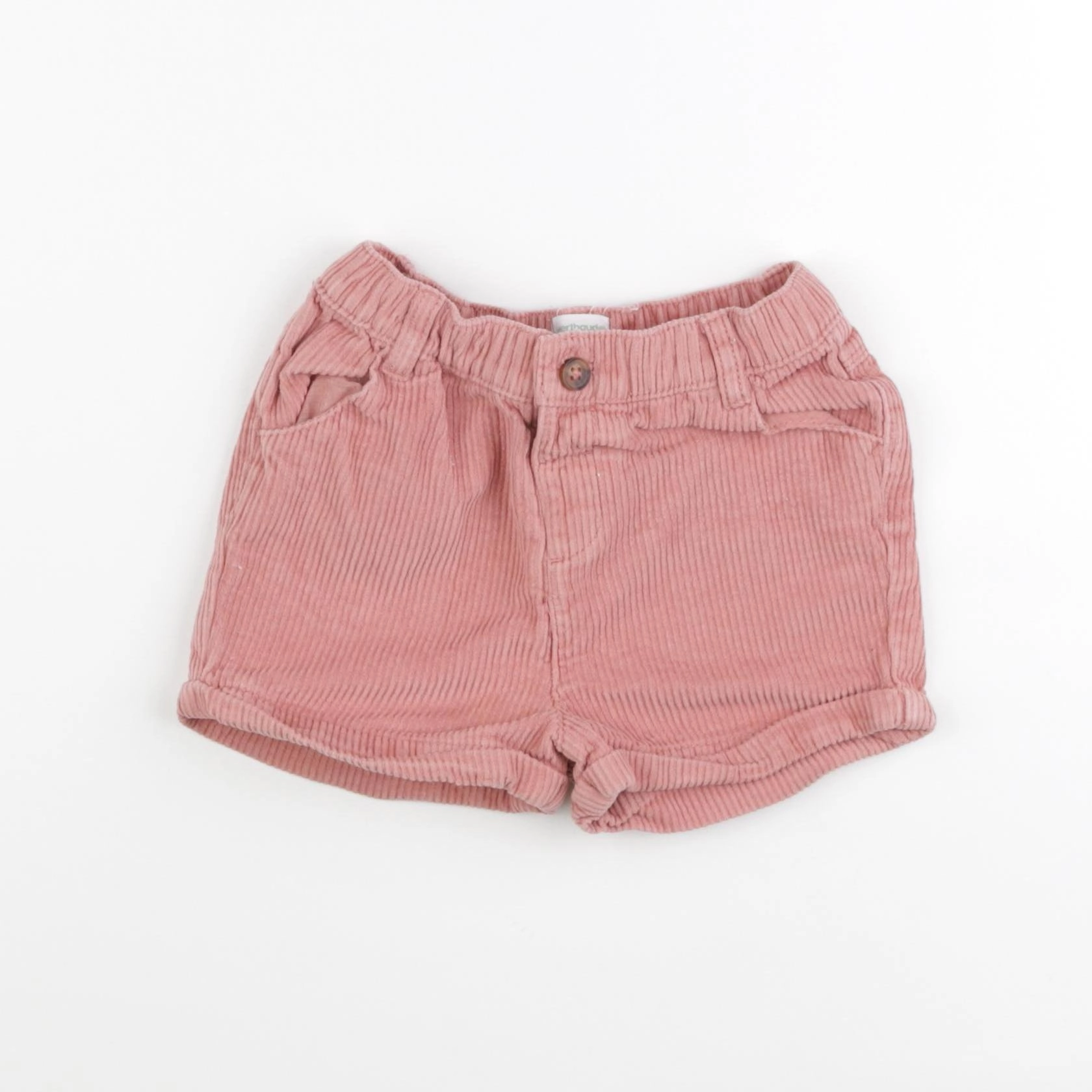 Vertbaudet - short rose - 24 mois