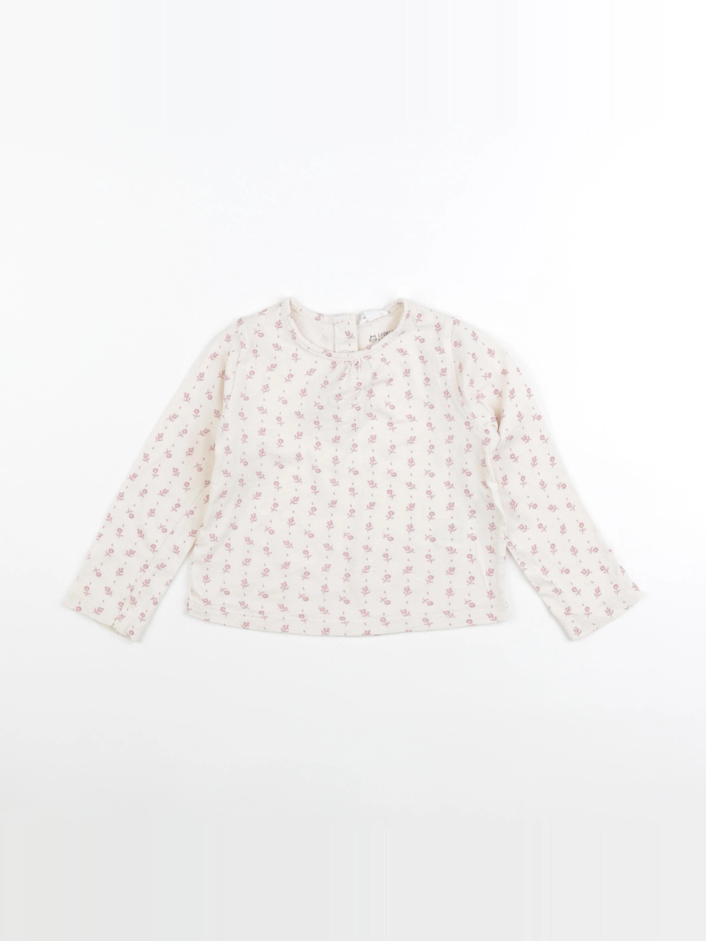 Vertbaudet - tee-shirt rose - 24 mois