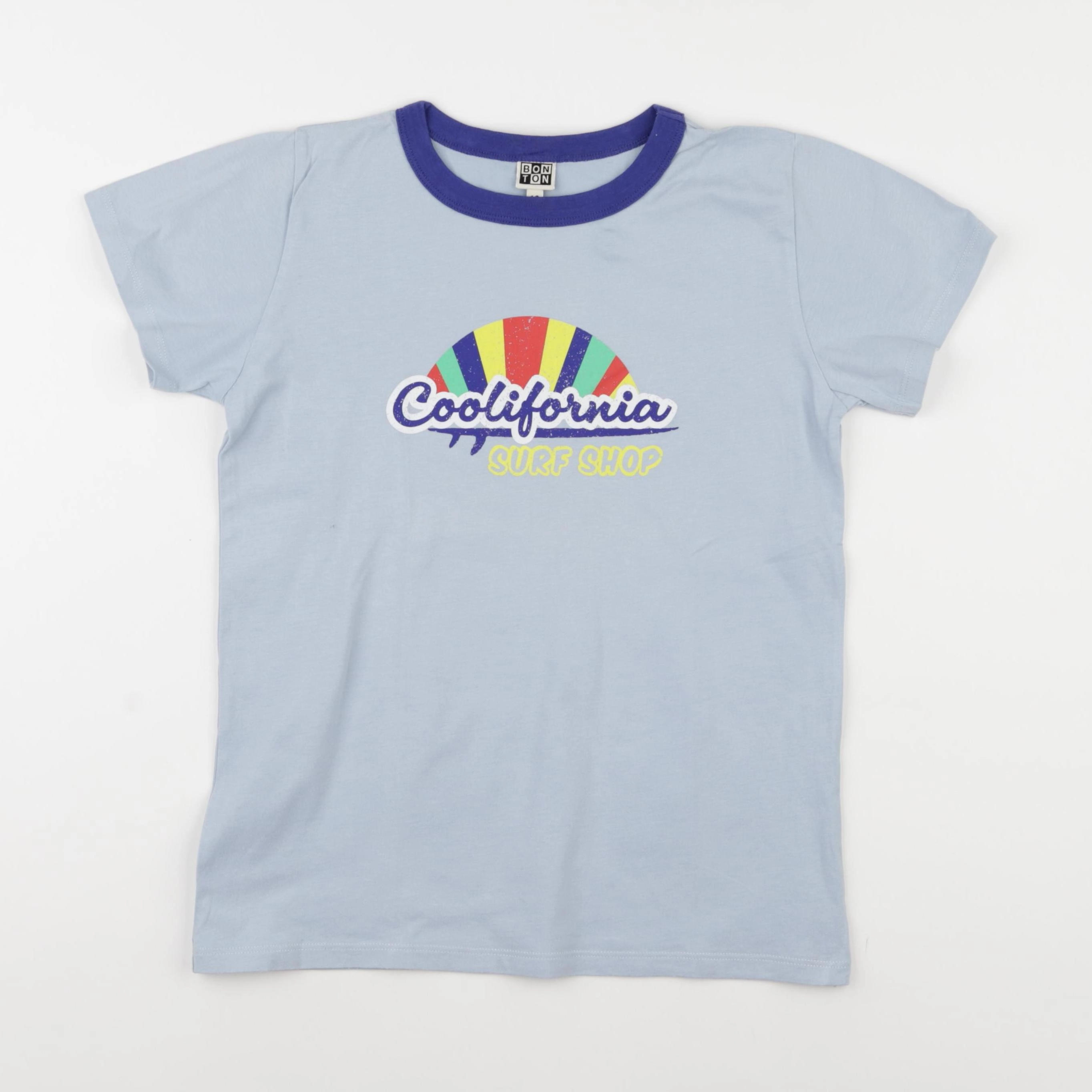 Bonton - tee-shirt bleu - 12 ans