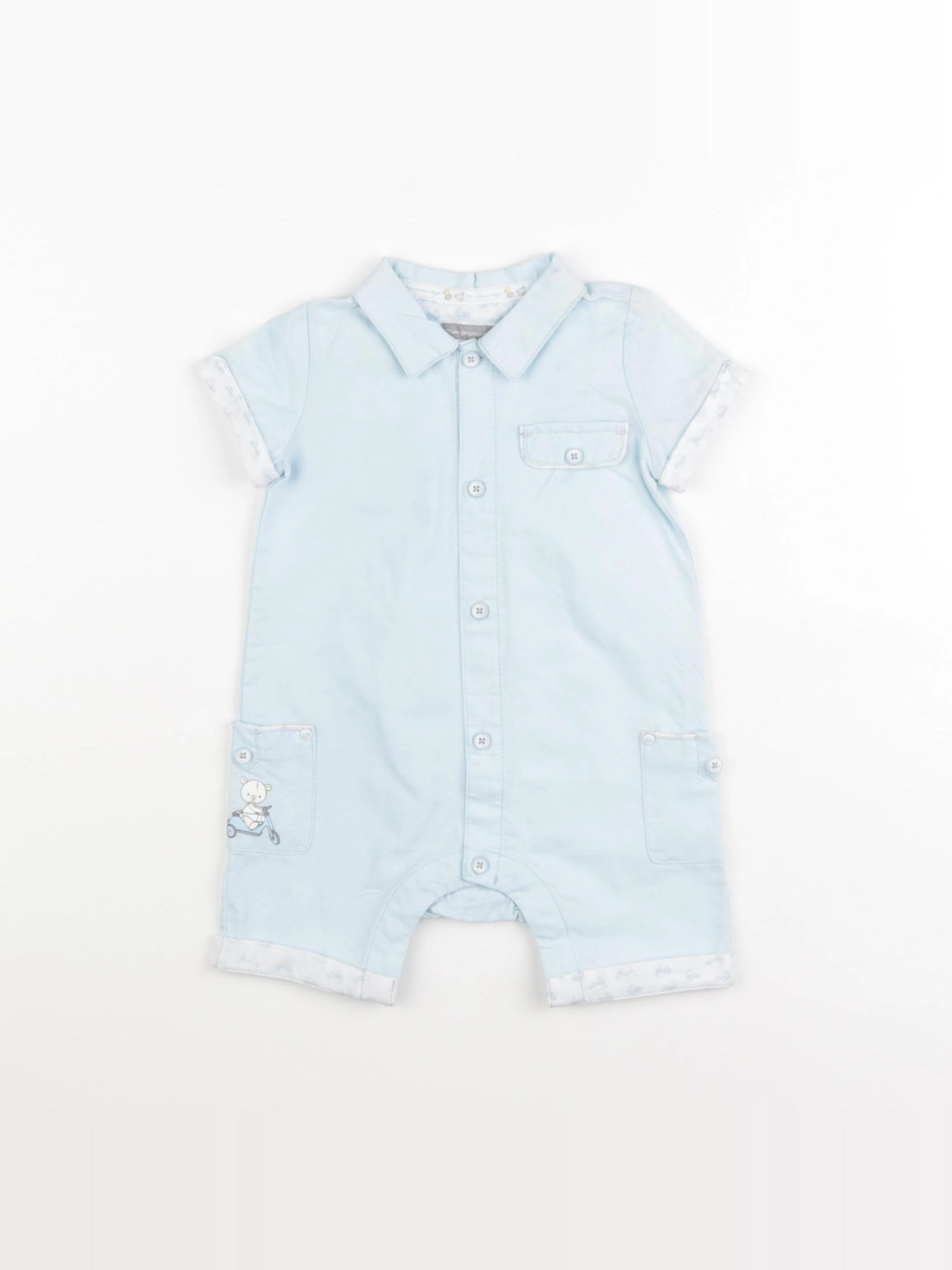 Sergent Major - combinaison bleu - 6 mois
