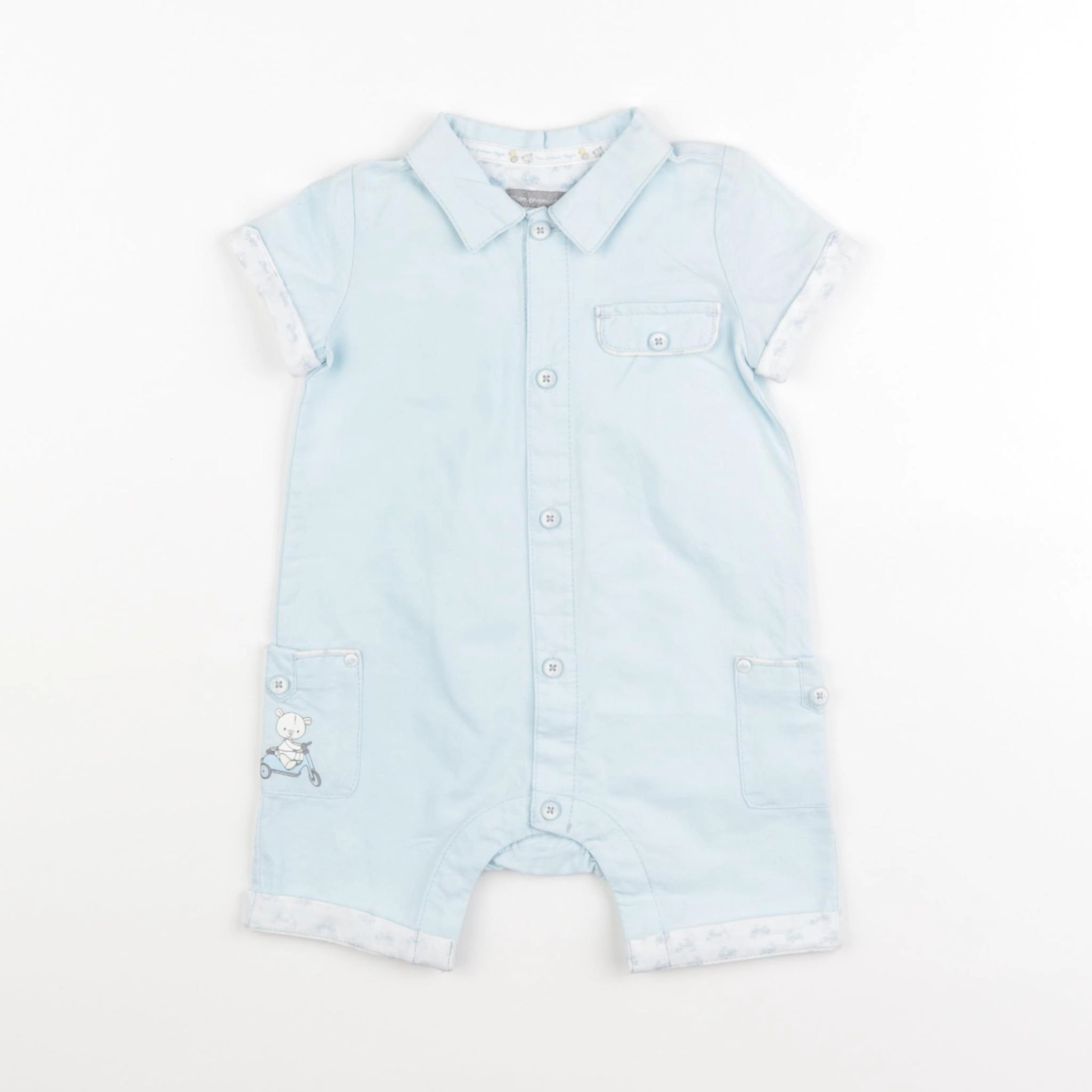 Sergent Major - combinaison bleu - 6 mois