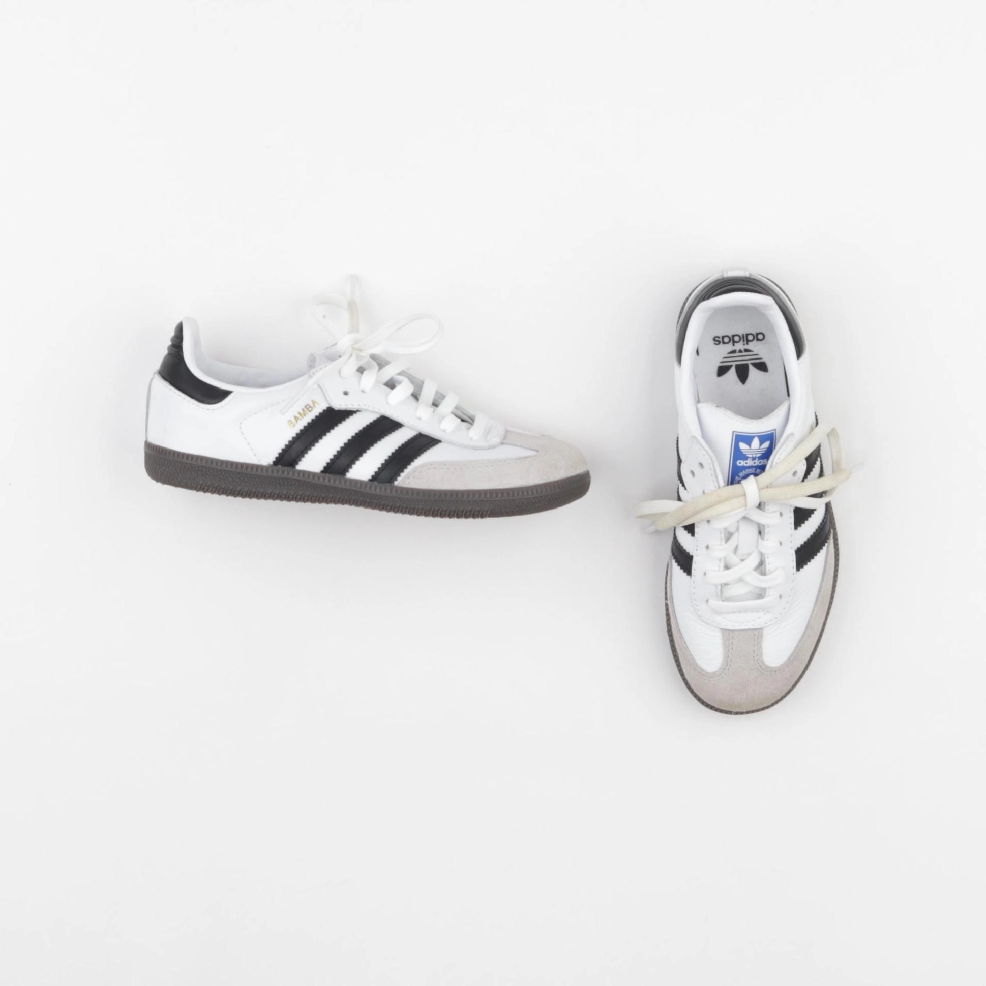 Adidas - baskets blanc, gris - pointure 31