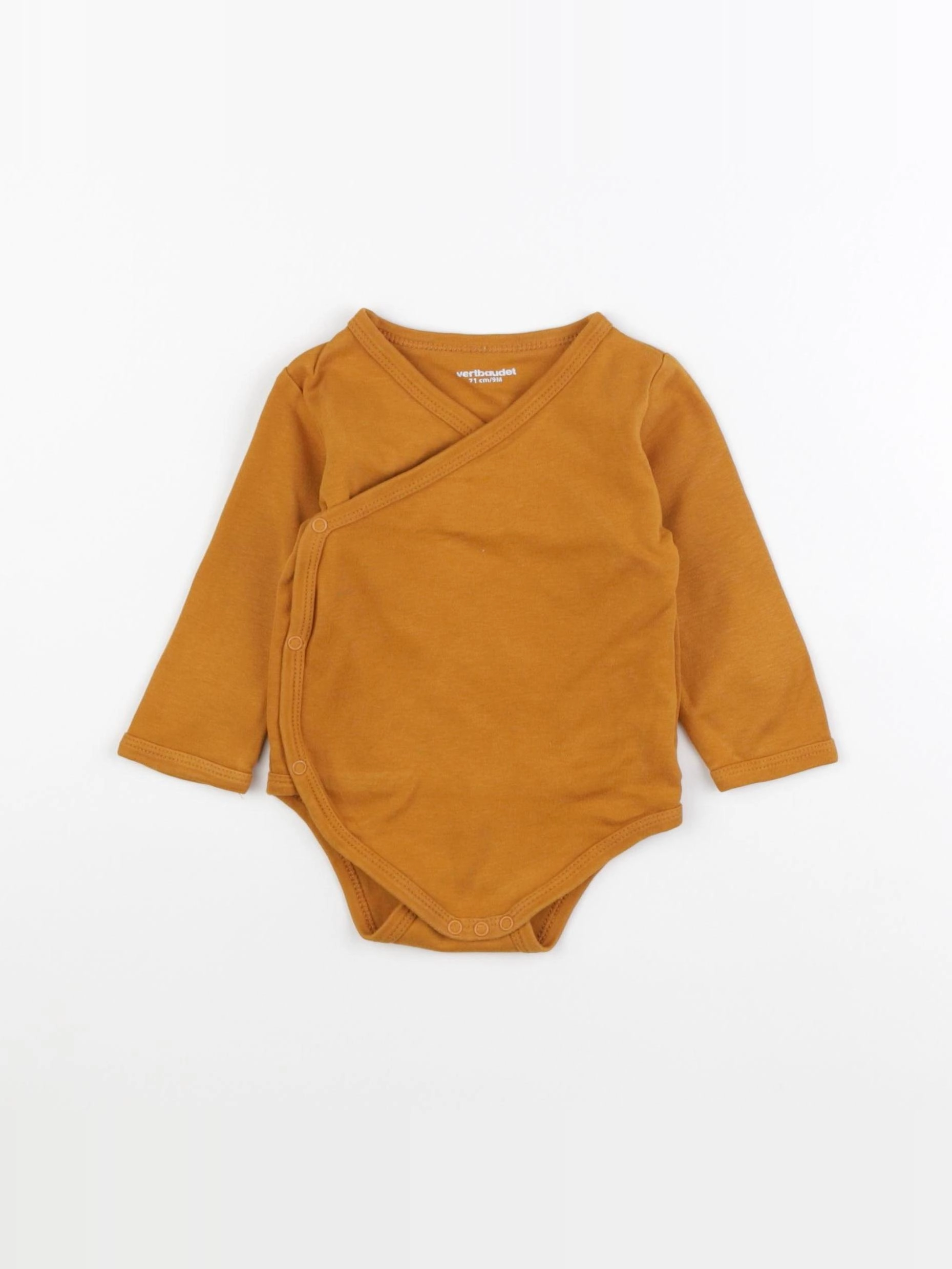 Vertbaudet - body jaune - 9 mois