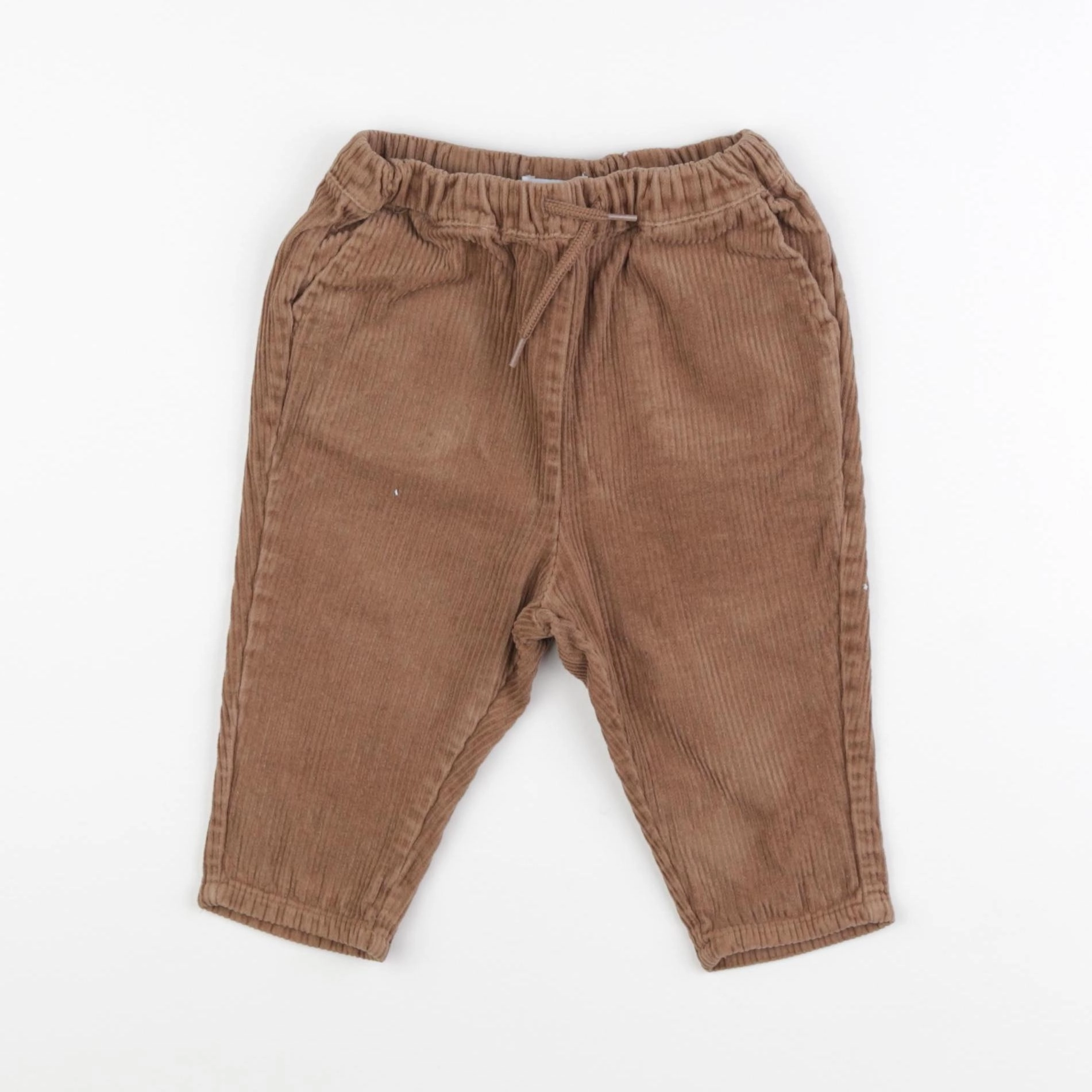 Vertbaudet - pantalon marron - 9 mois