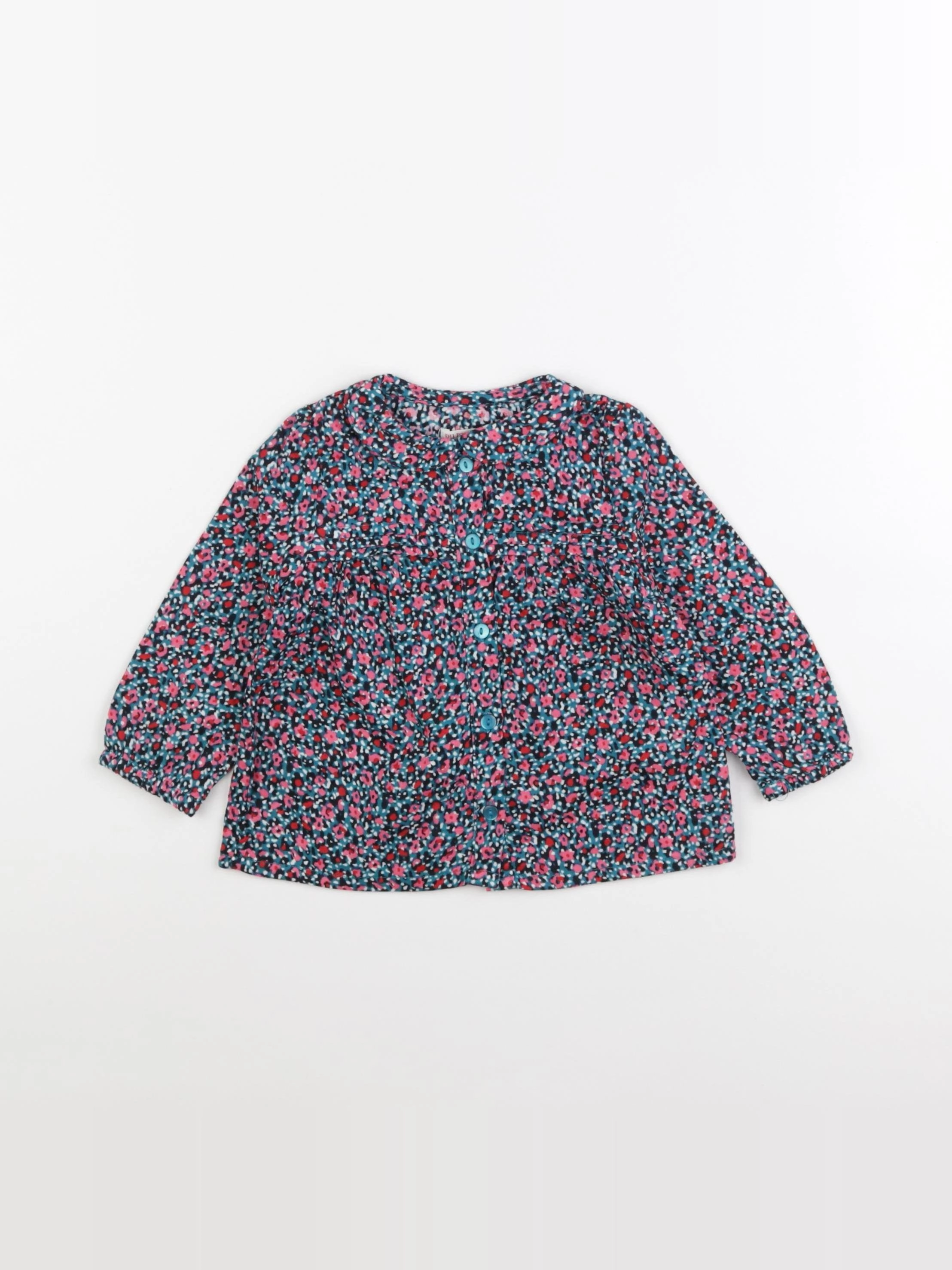 DPAM - blouse vert - 12 mois