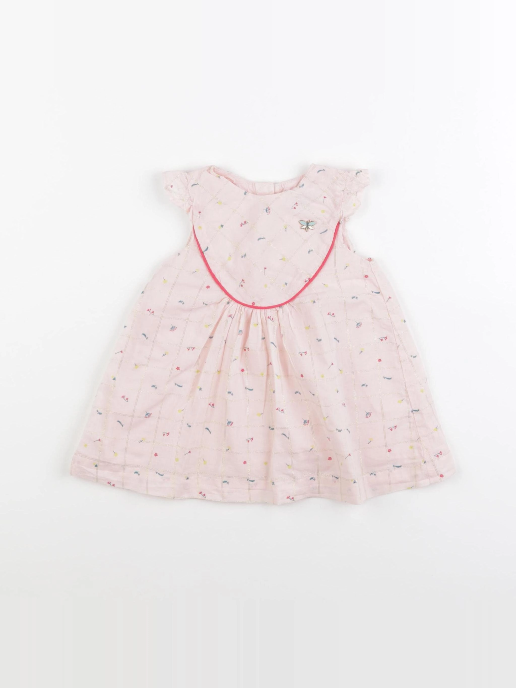 Sergent Major - robe rose - 6 mois