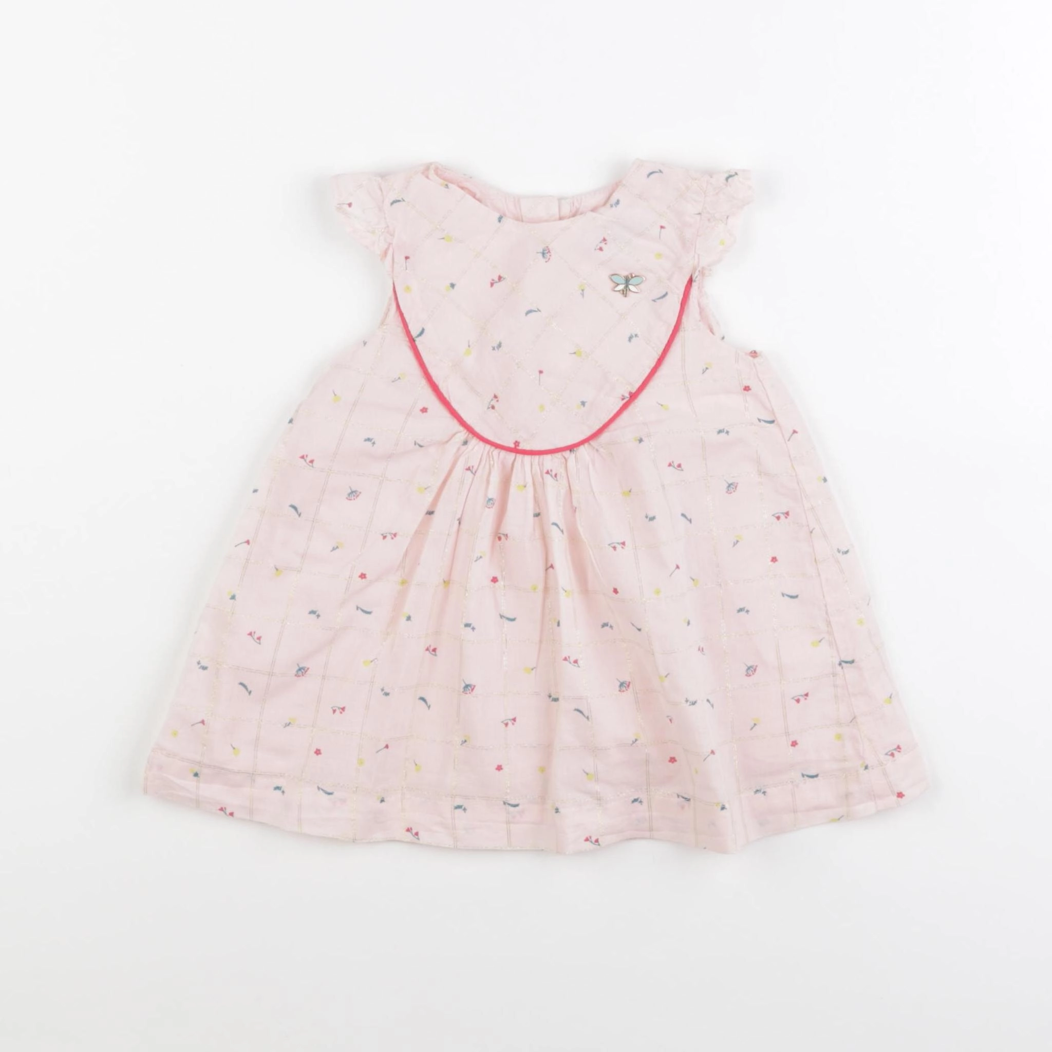 Sergent Major - robe rose - 6 mois