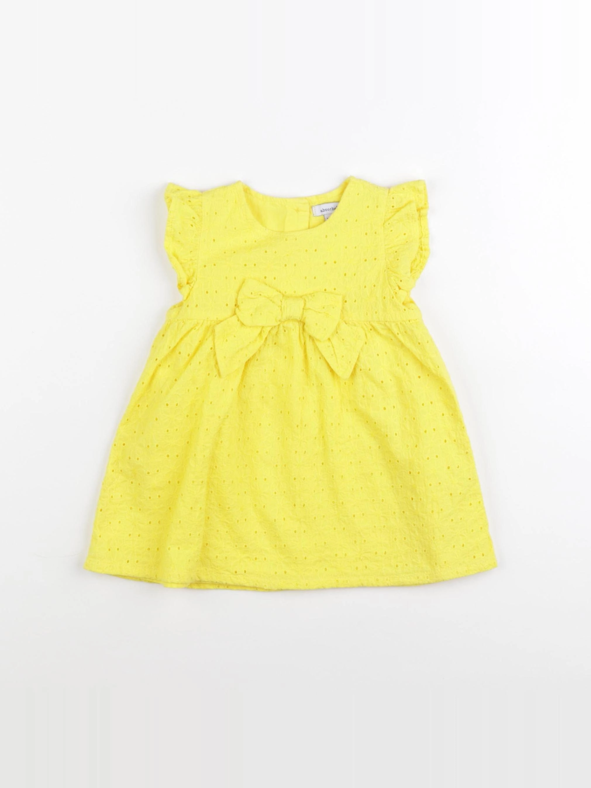 Absorba - robe jaune - 12 mois