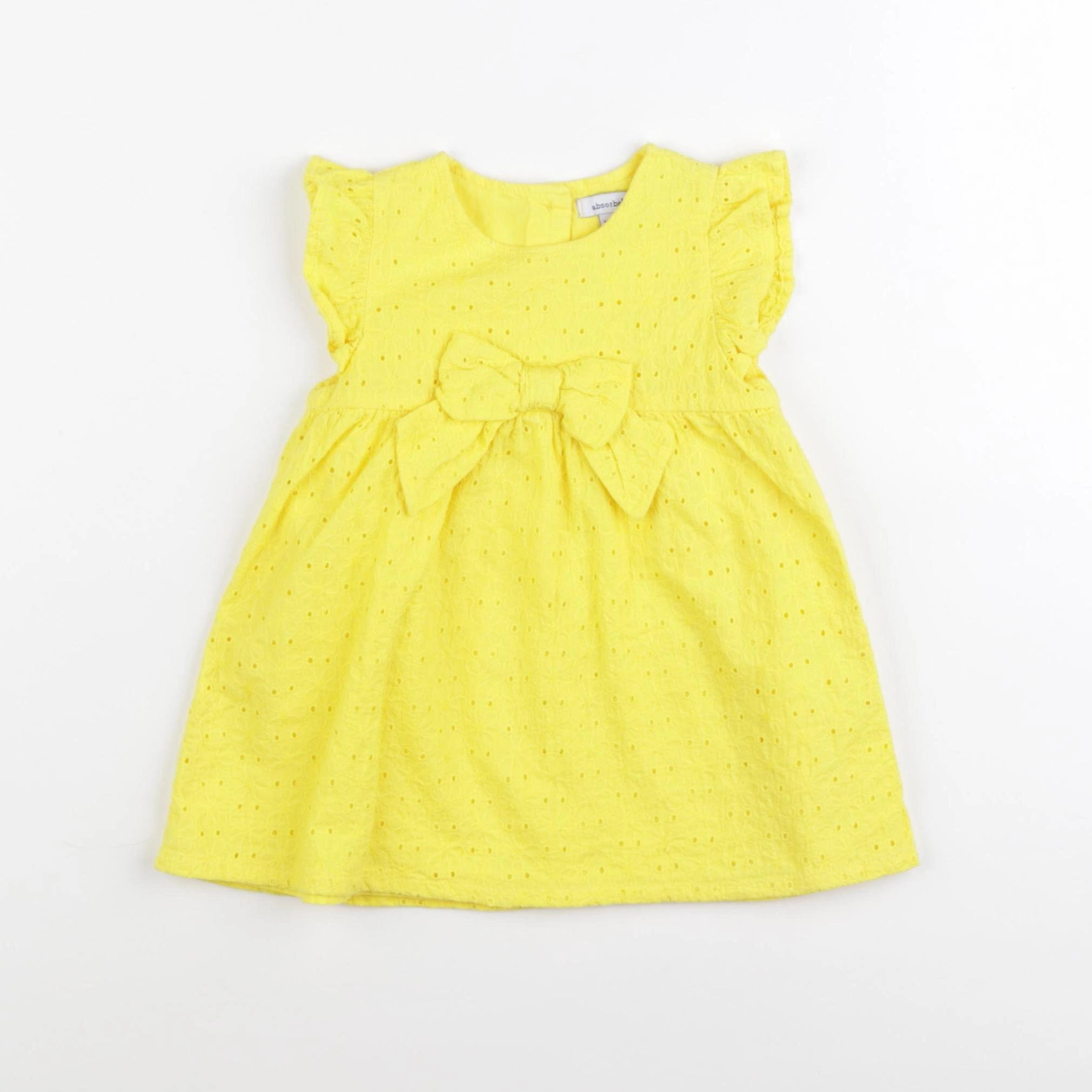 Absorba - robe jaune - 12 mois