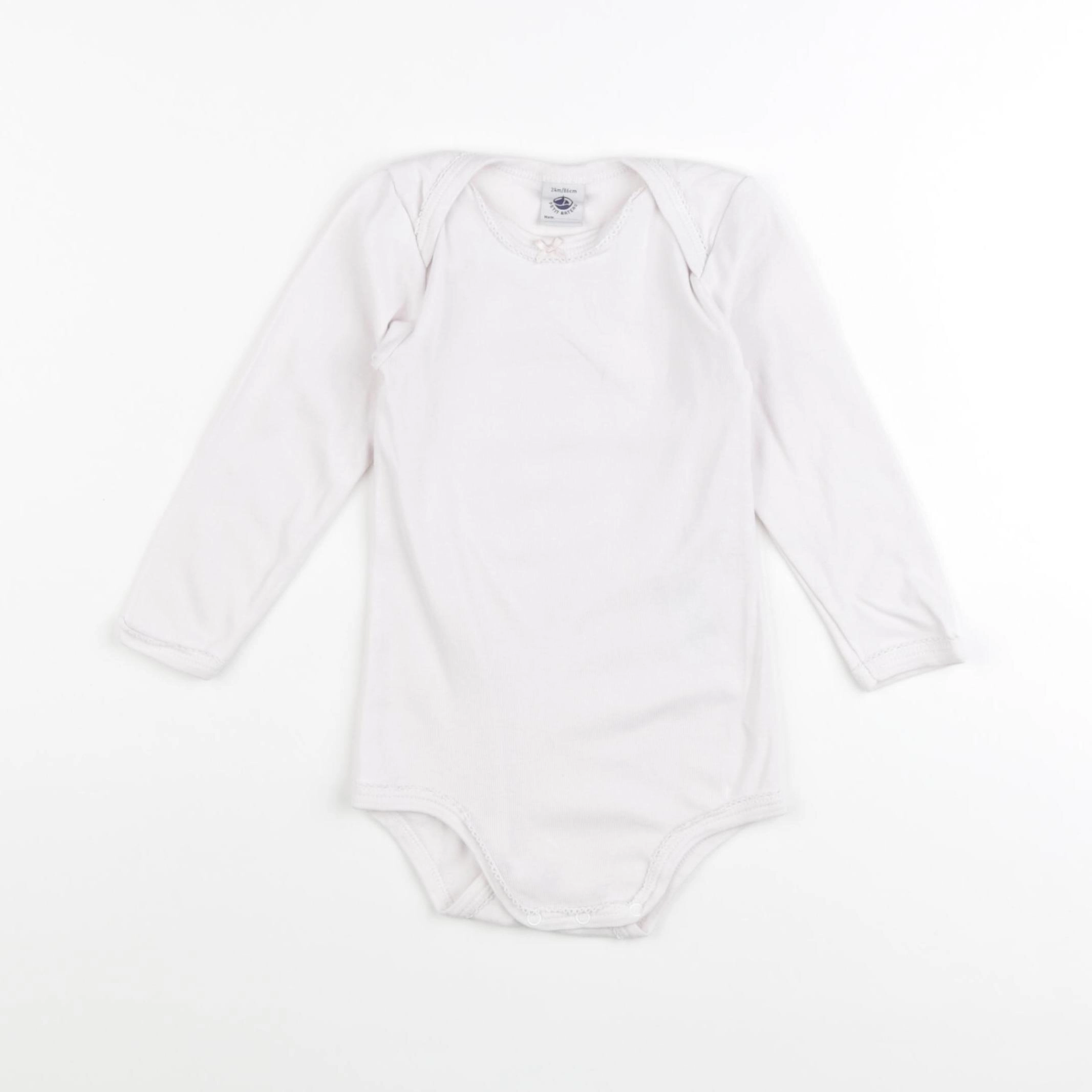 Petit Bateau - body rose - 24 mois