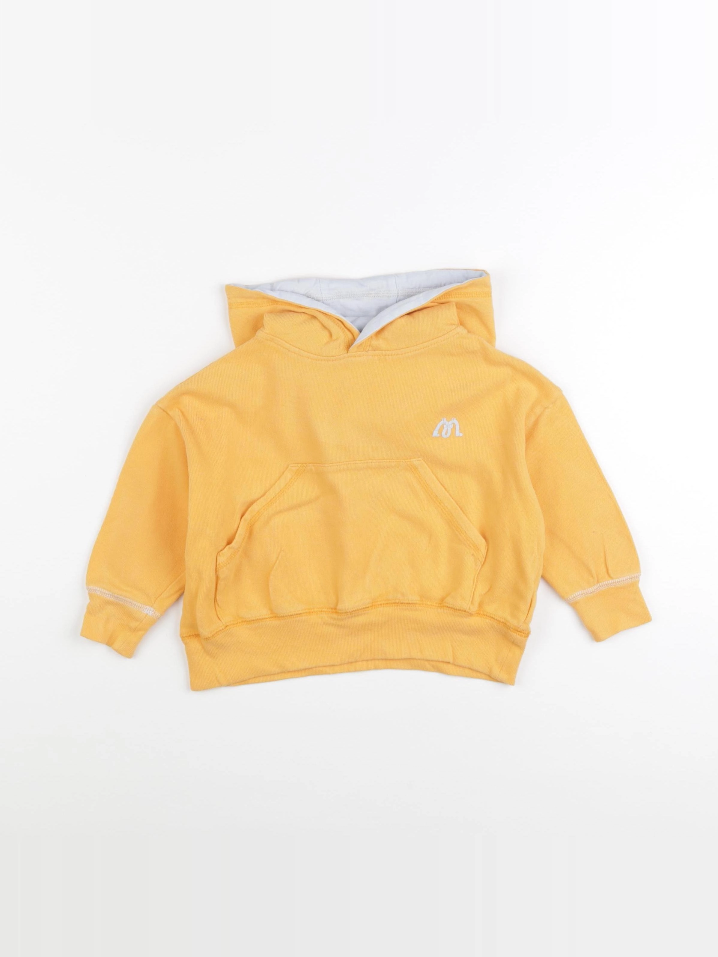 Les Marsiens - sweat orange - 2 ans