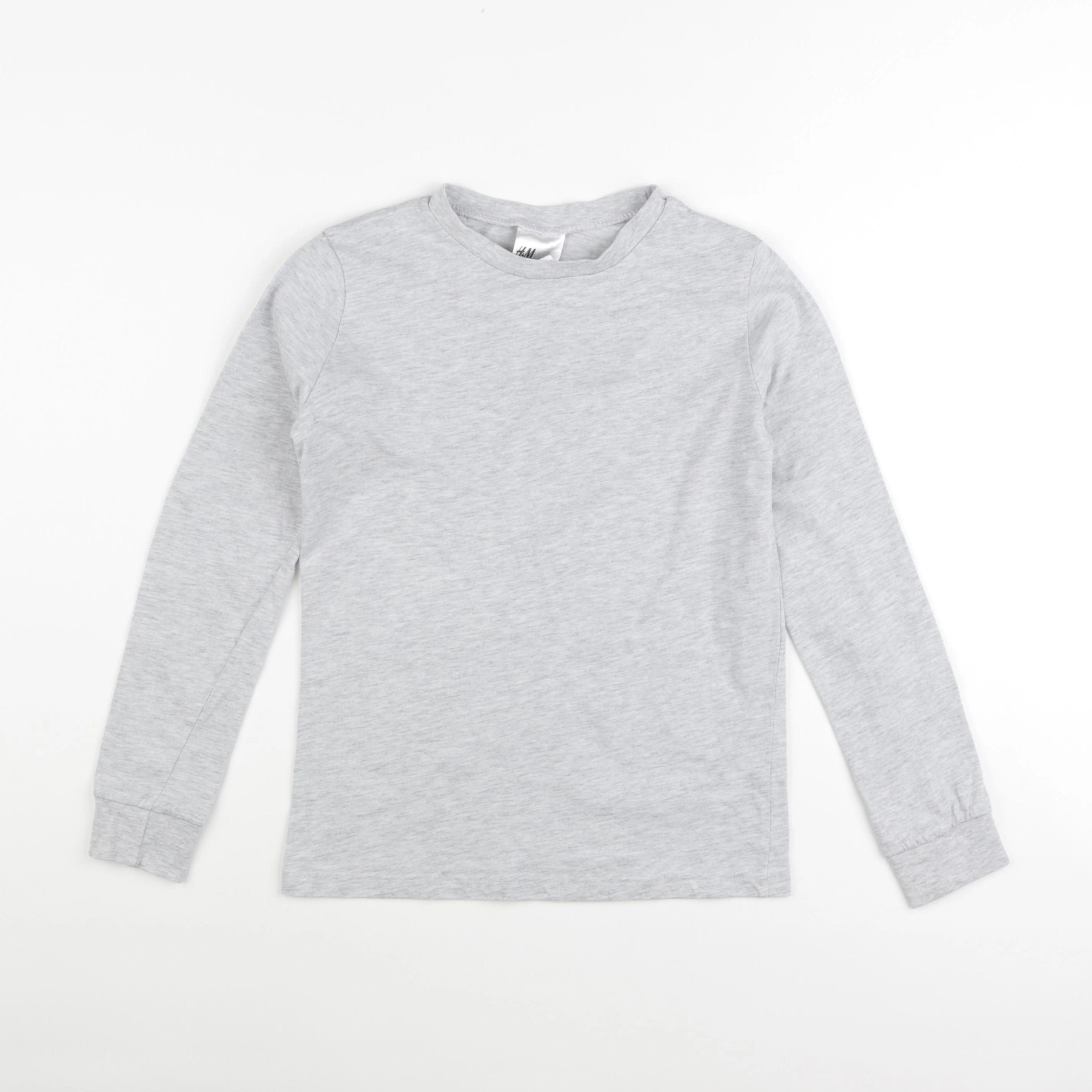 H&M - tee-shirt gris - 8/10 ans