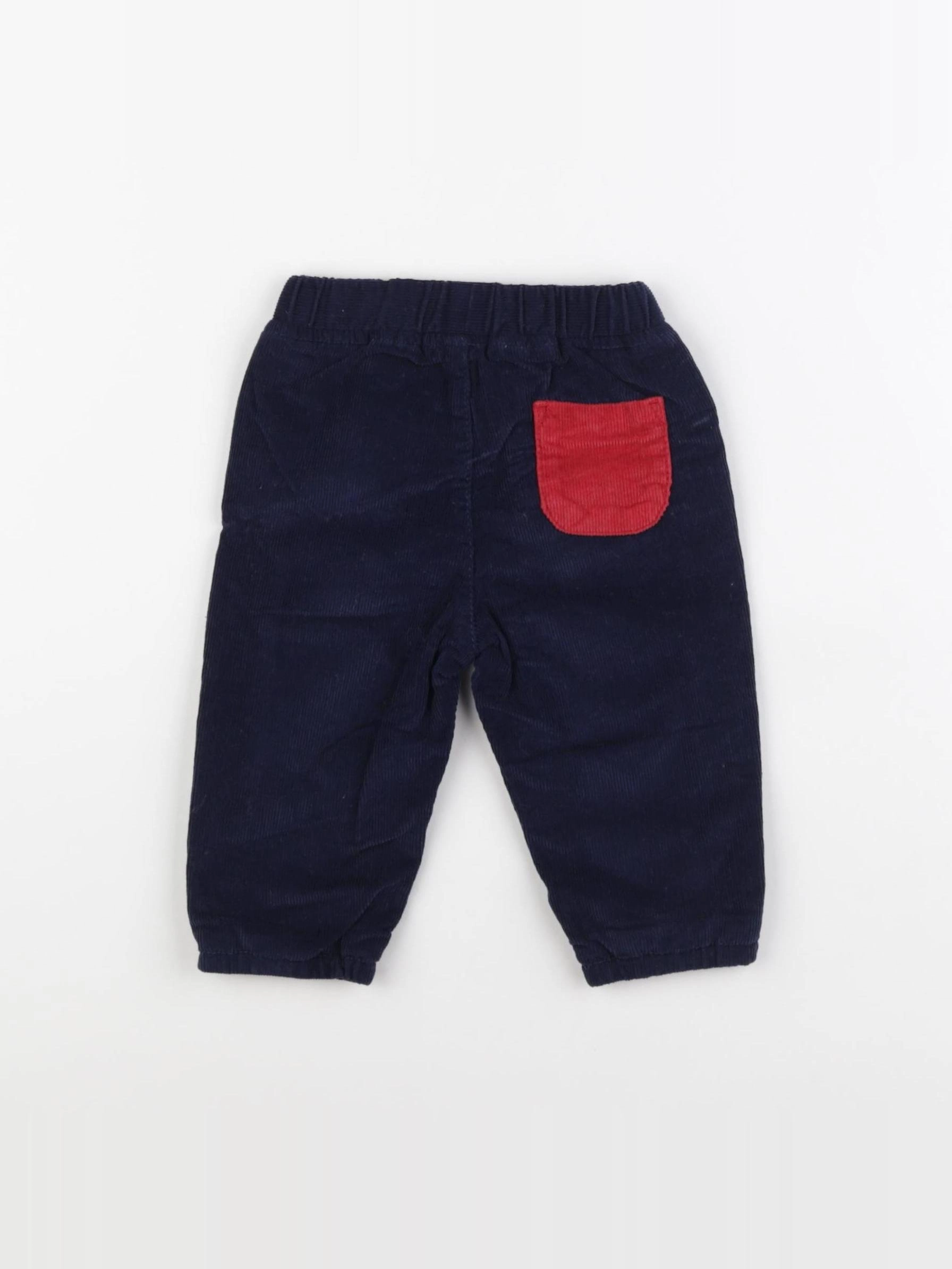 DPAM - pantalon bleu - 6 mois