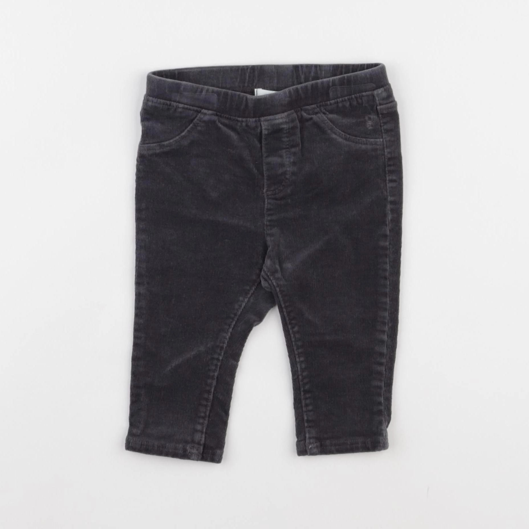 Obaïbi - jegging doublé gris - 6 mois