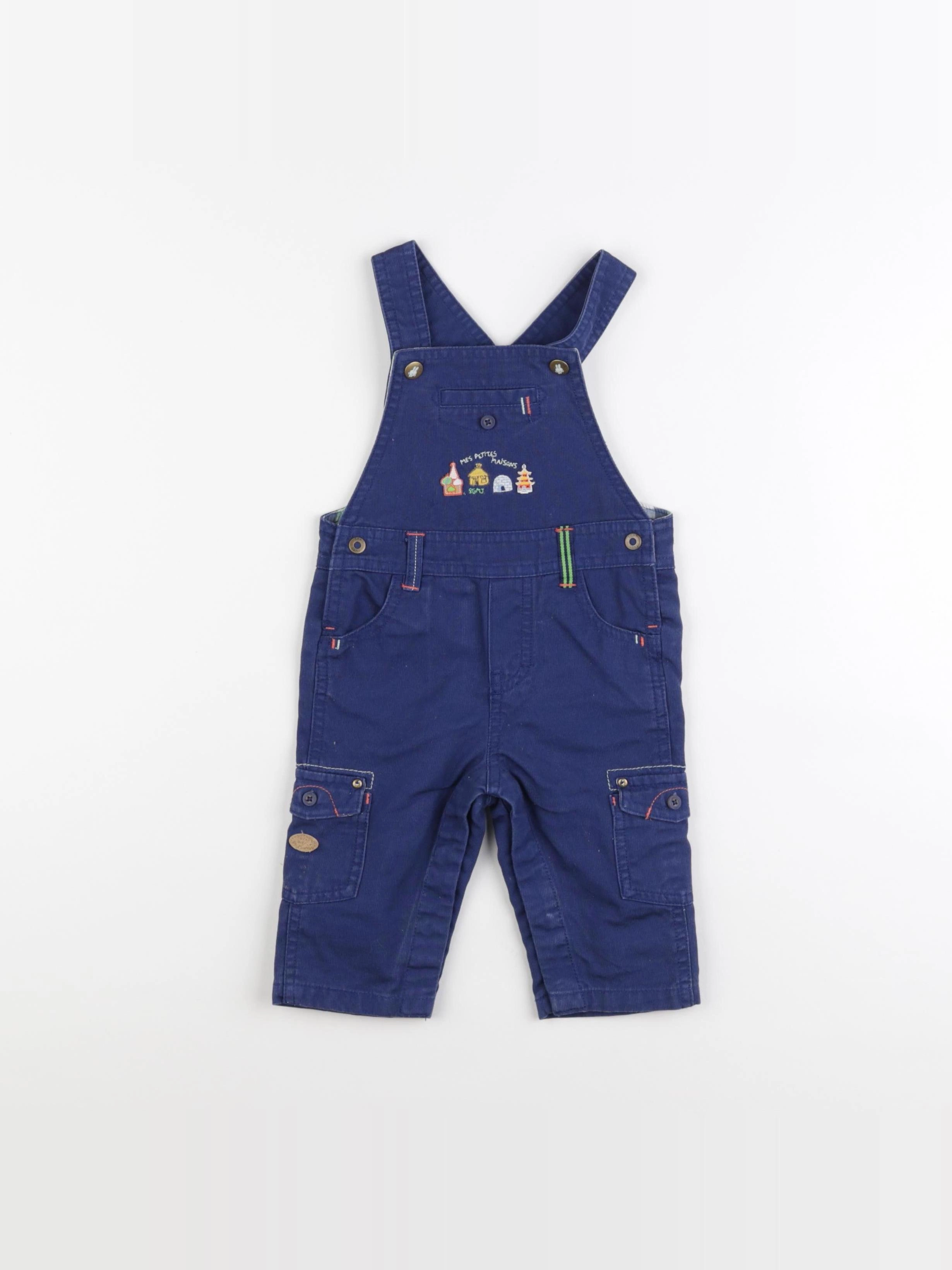 Sergent Major - salopette bleu - 6 mois