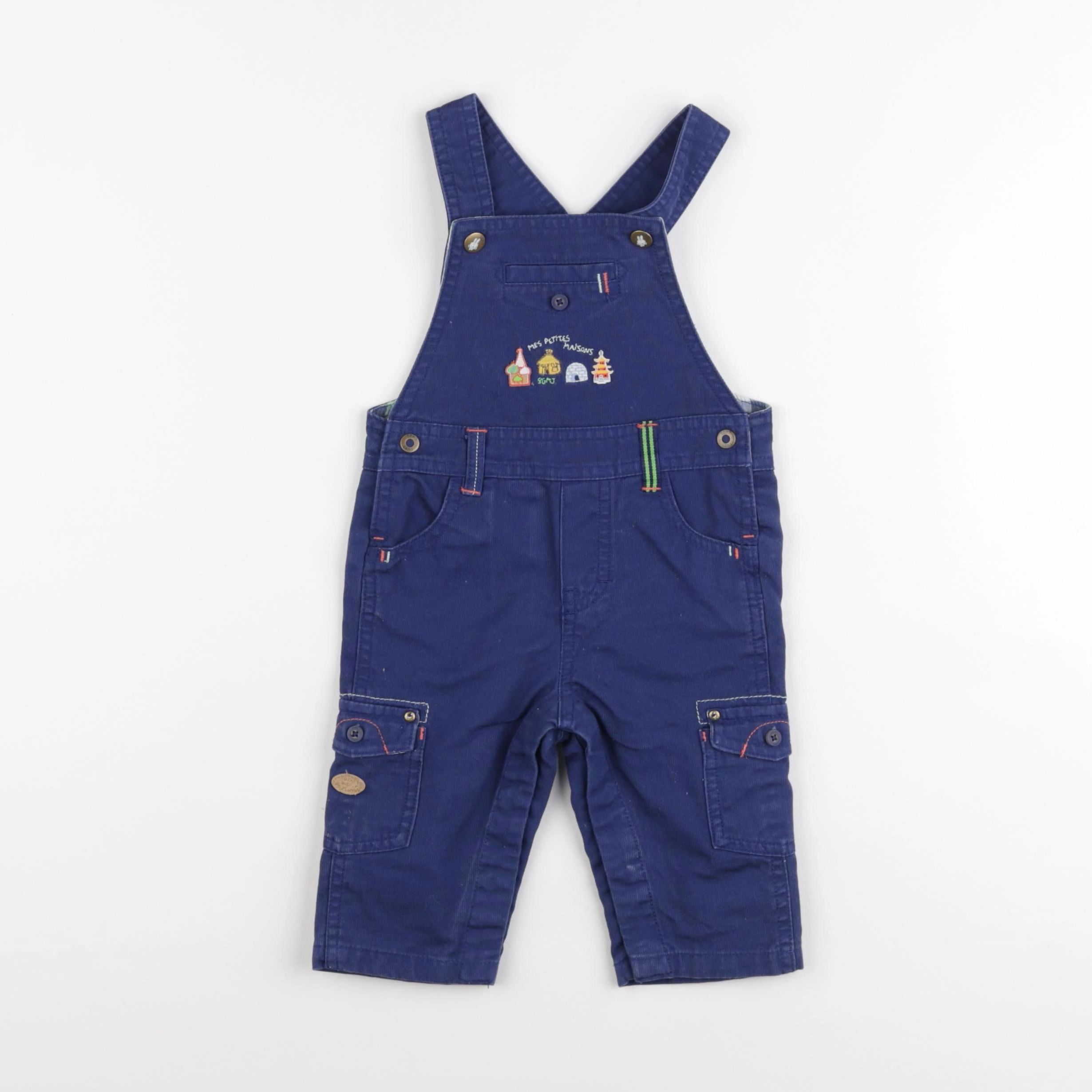 Sergent Major - salopette bleu - 6 mois