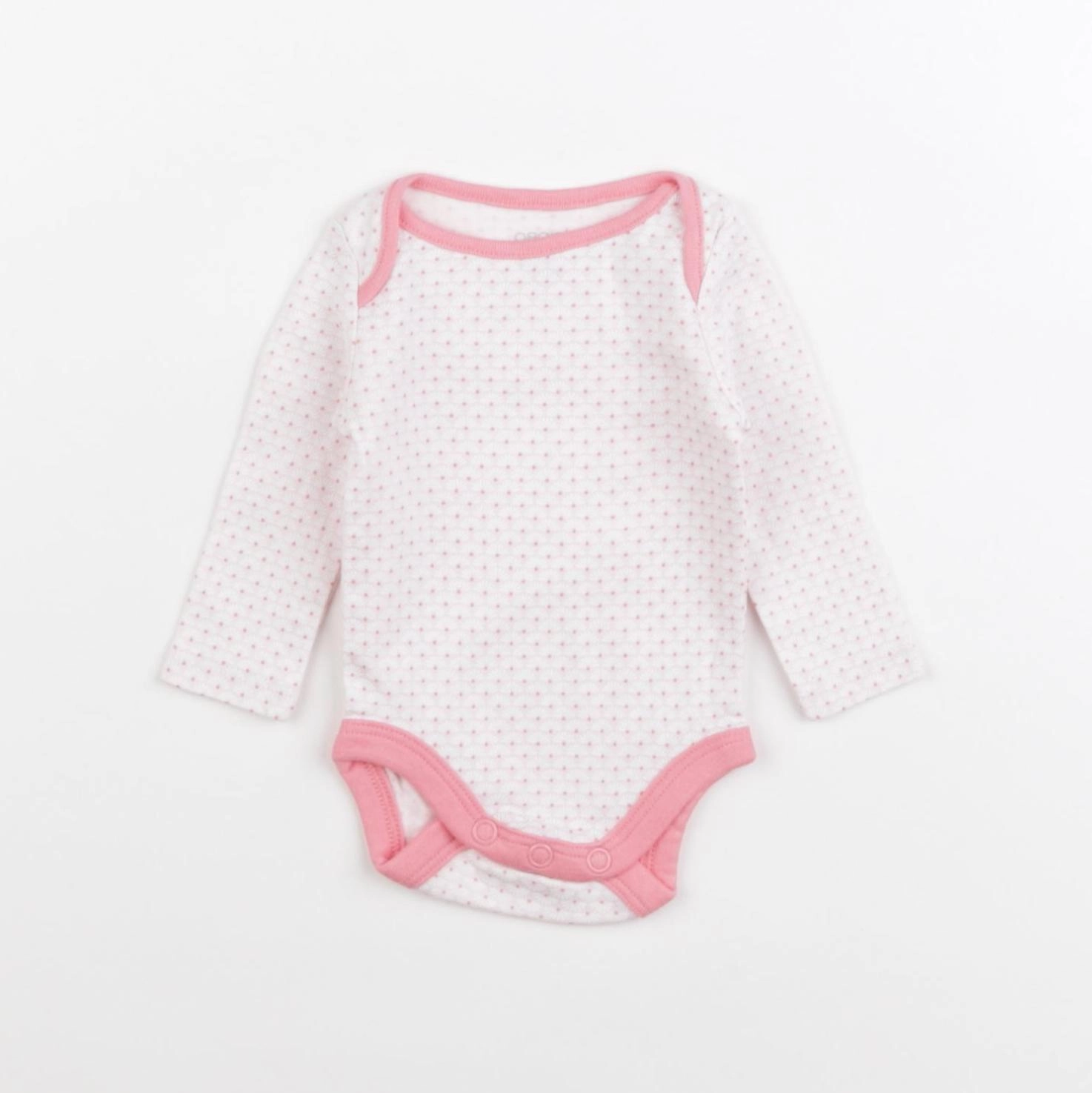 Obaïbi - body rose - 1 mois