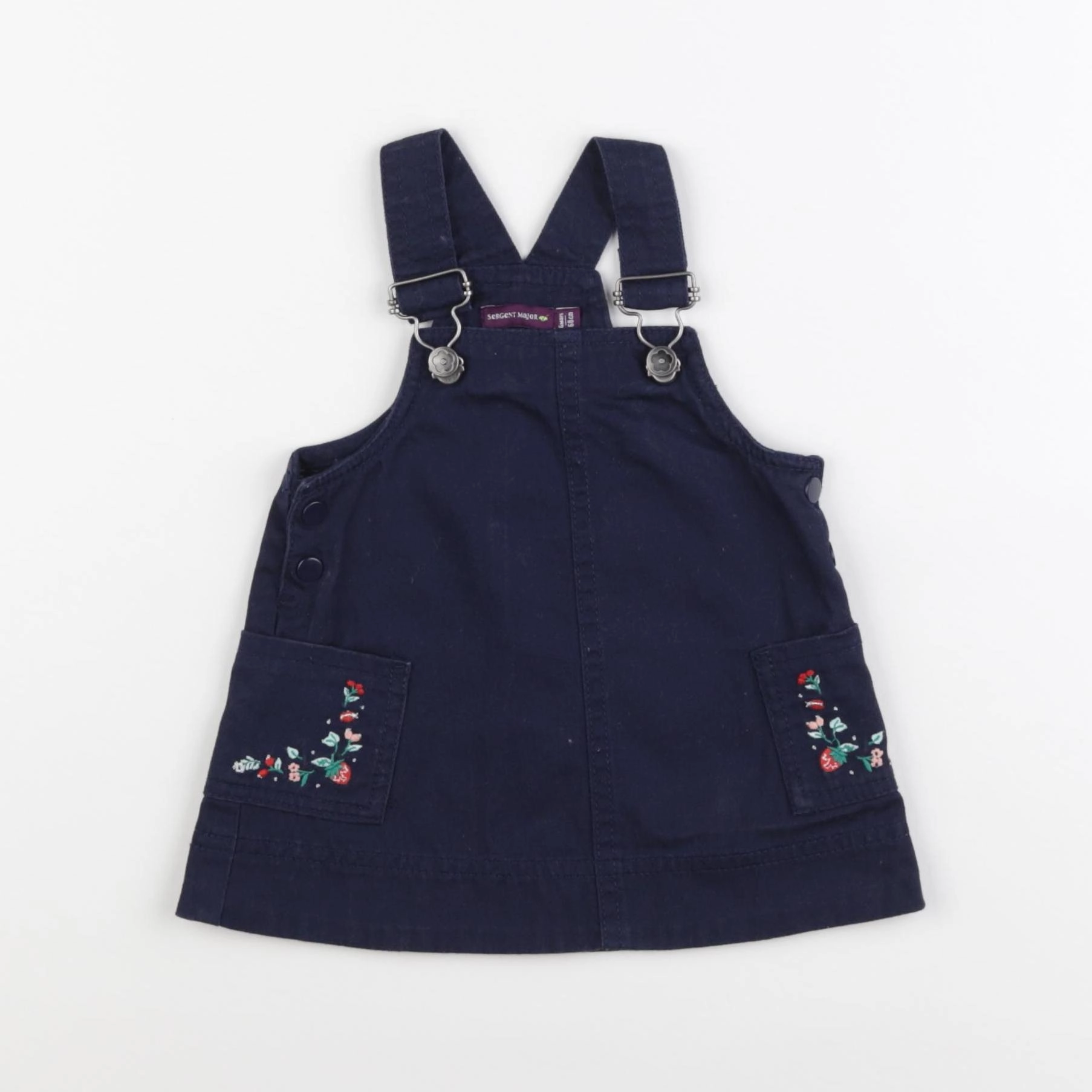 Sergent Major - robe bleu - 6 mois