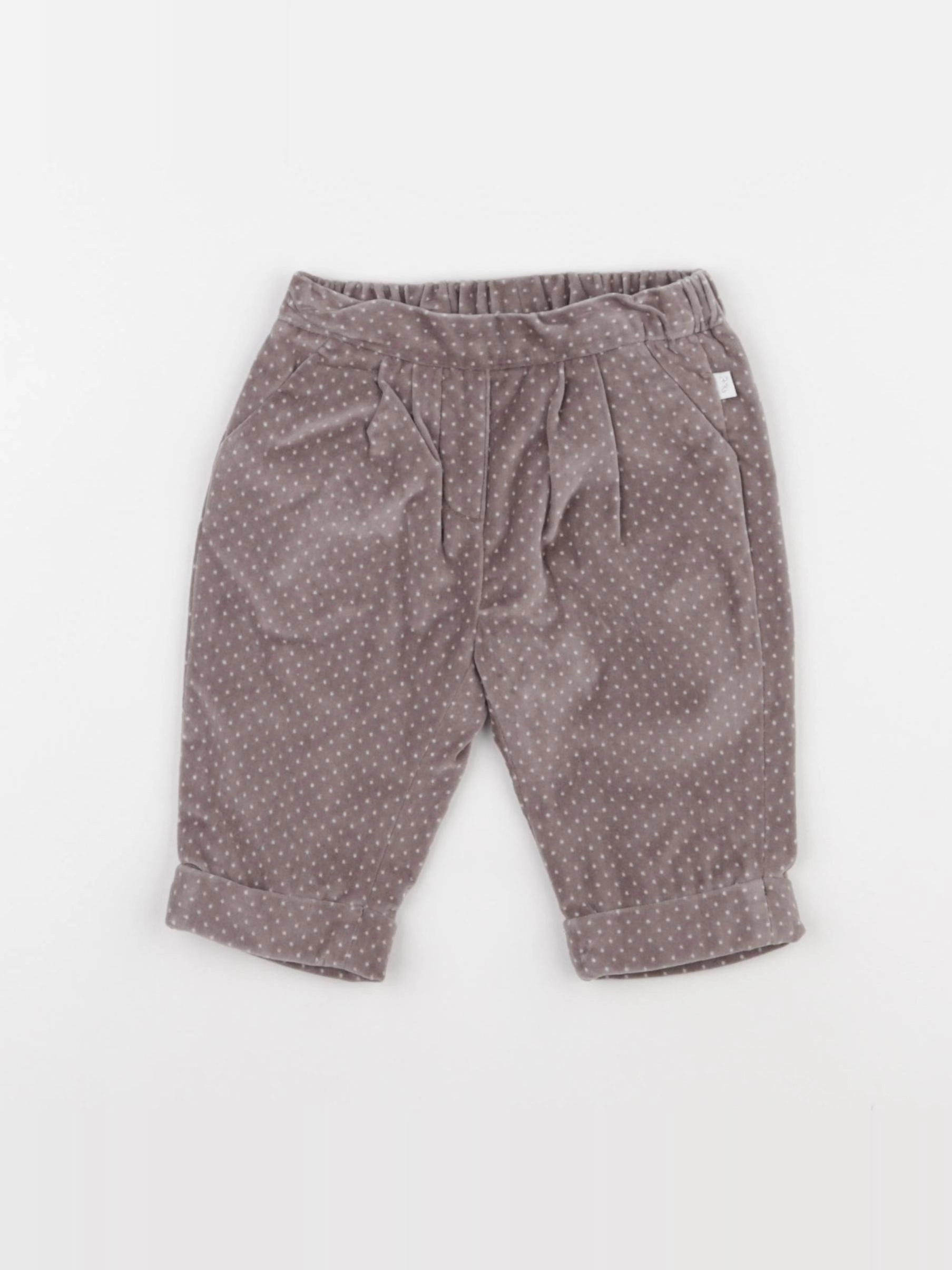 Jacadi - pantalon doublé marron - 6 mois