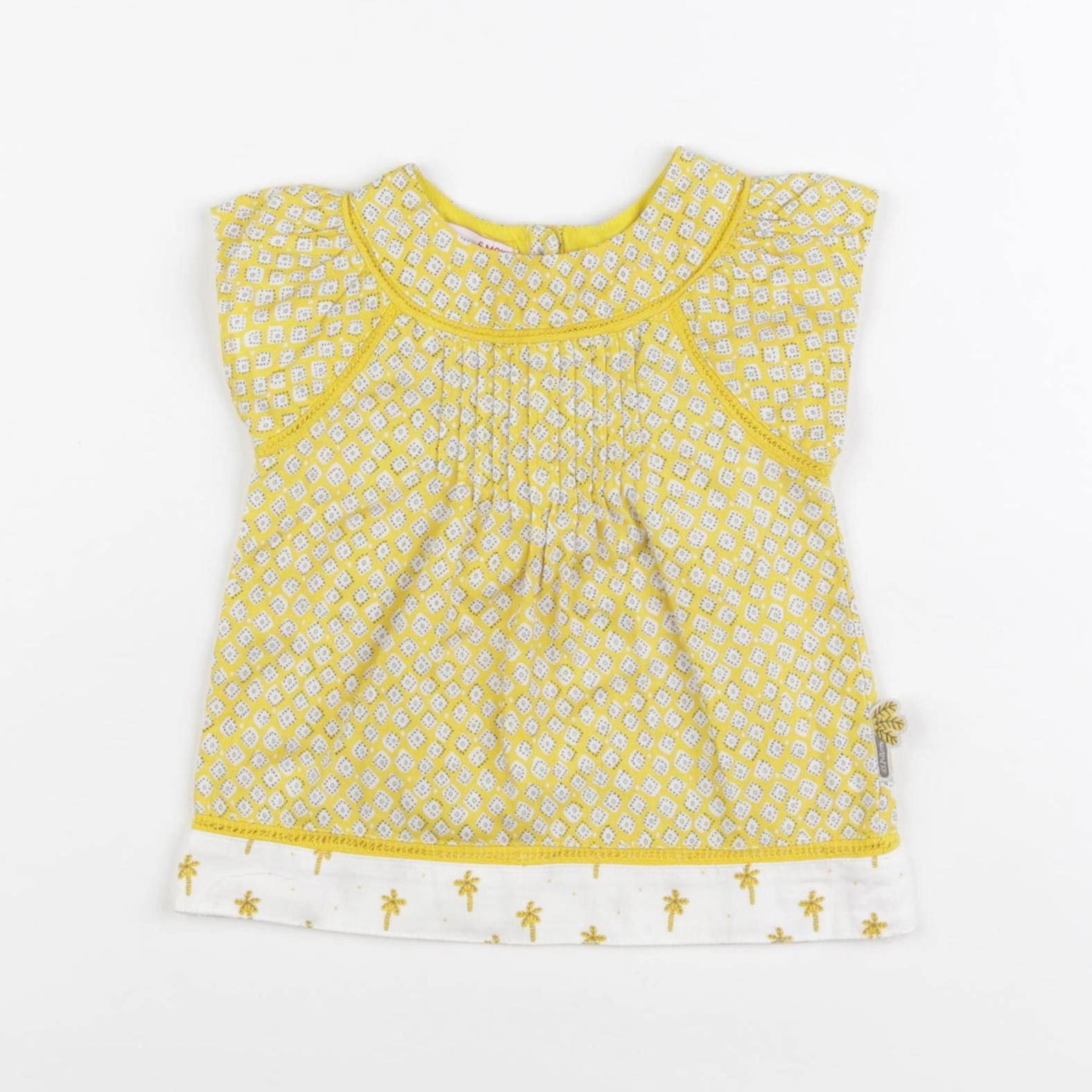 DPAM - robe jaune - 6 mois