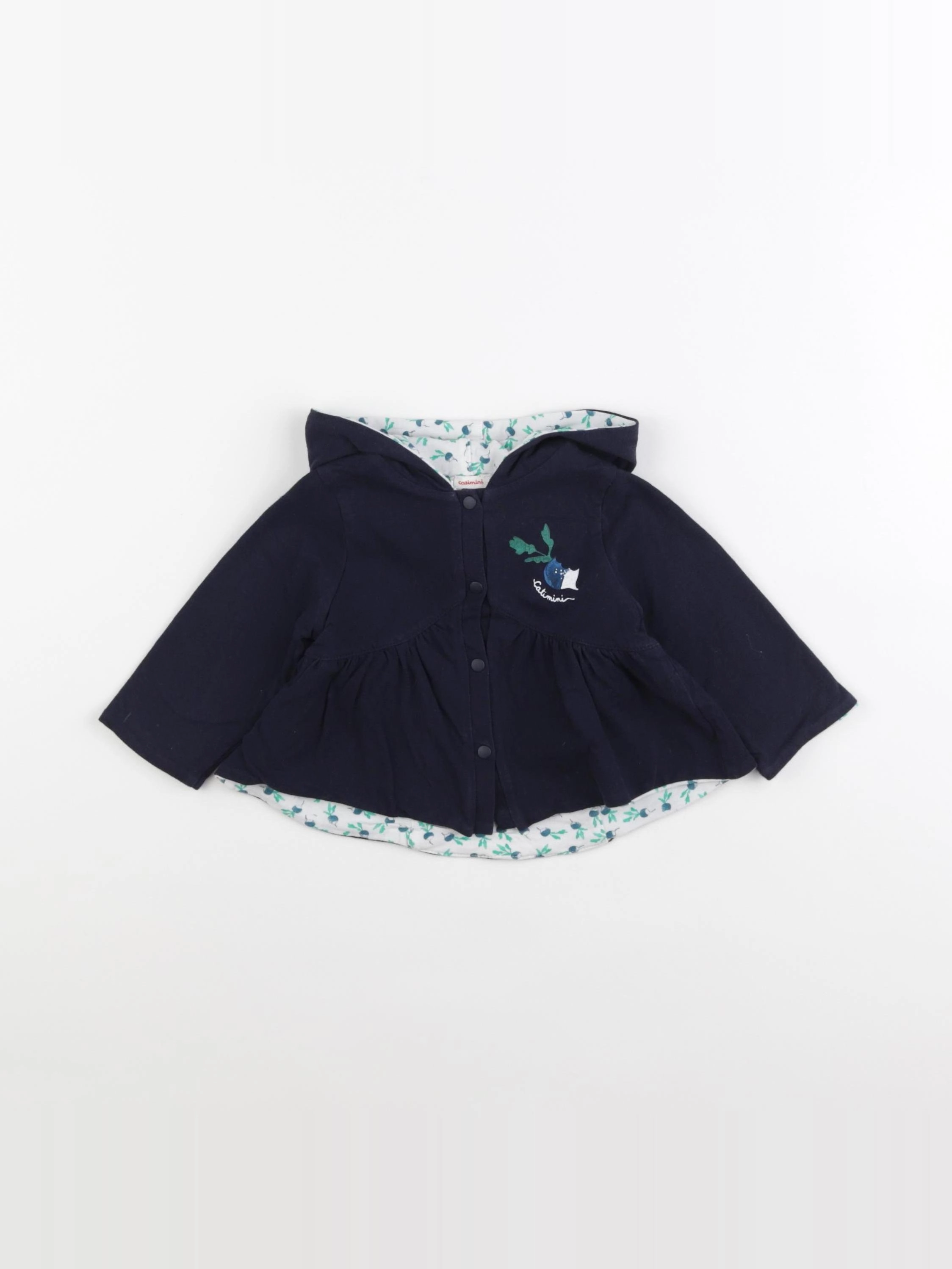 Catimini - sweat bleu - 6 mois