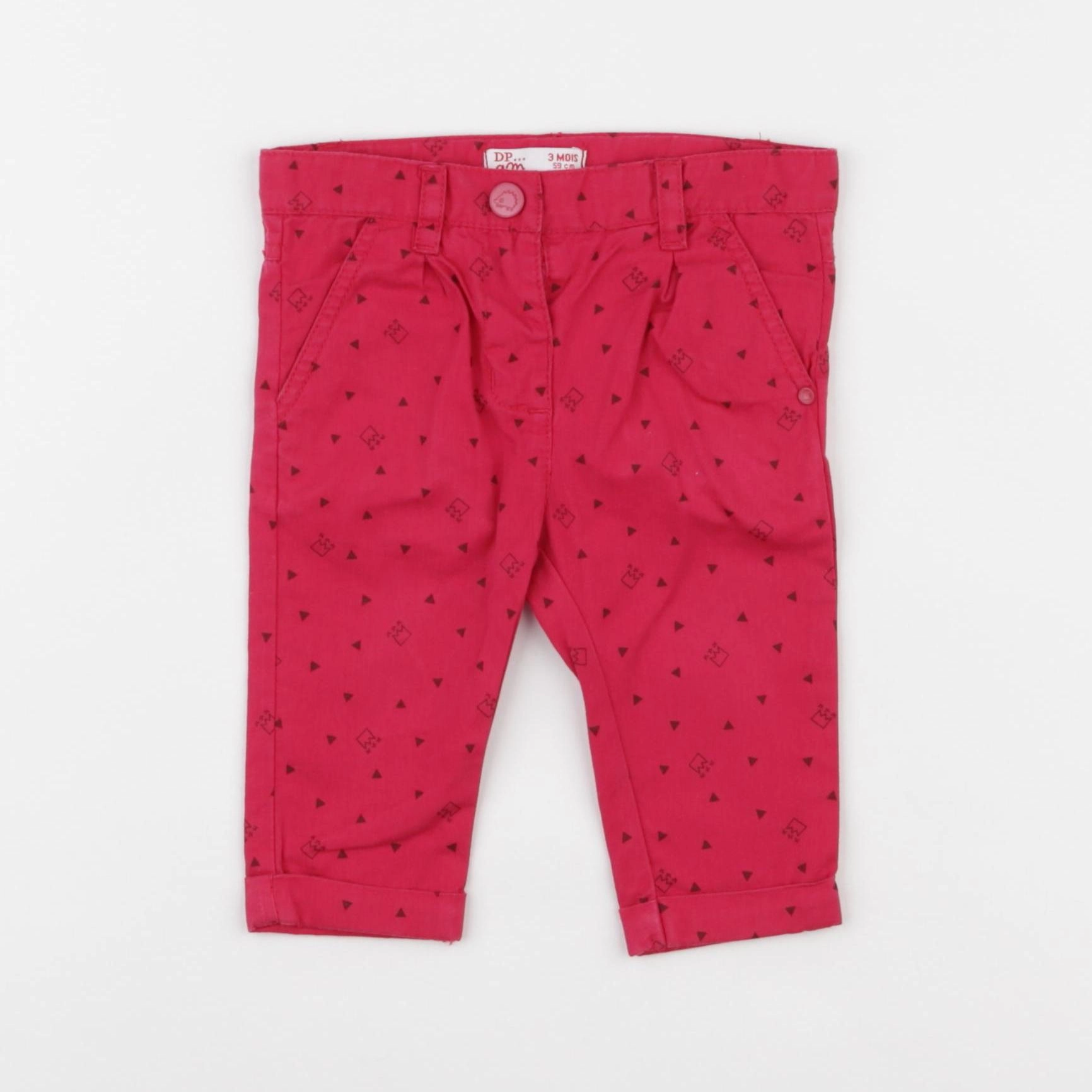 DPAM - pantalon rose - 3 mois