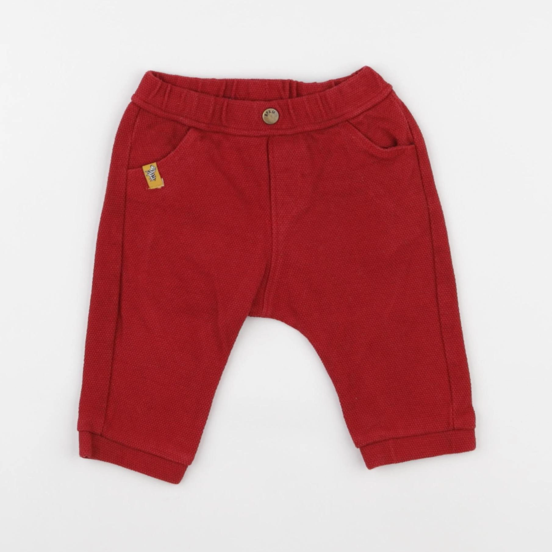 DPAM - pantalon rouge - 6 mois
