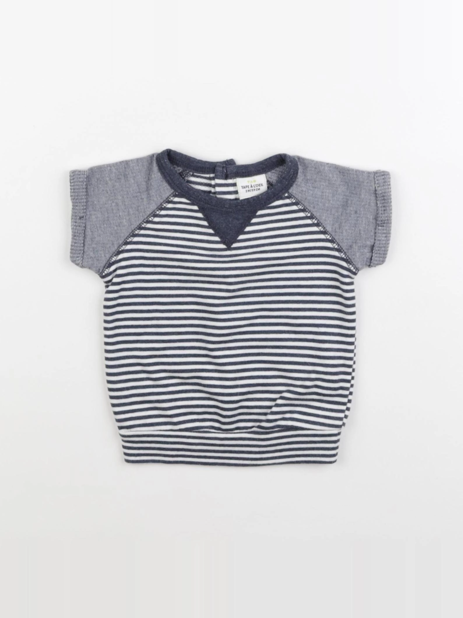 Tape à l'oeil - tee-shirt bleu - 3 mois