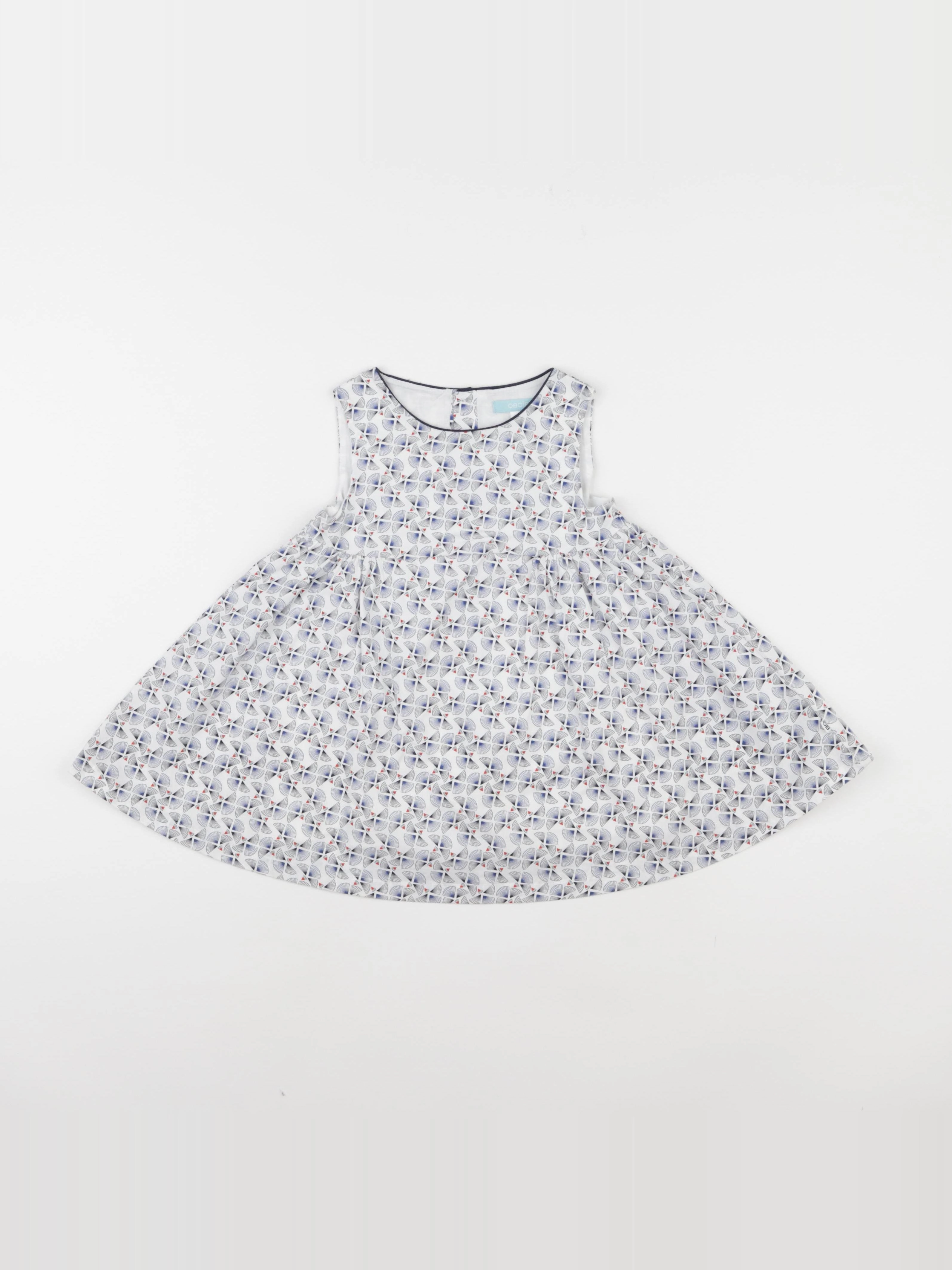 Obaïbi - robe bleu - 12 mois