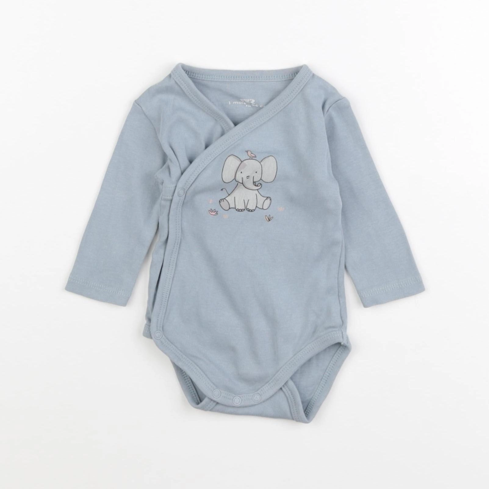 La Redoute - body bleu - 1 mois