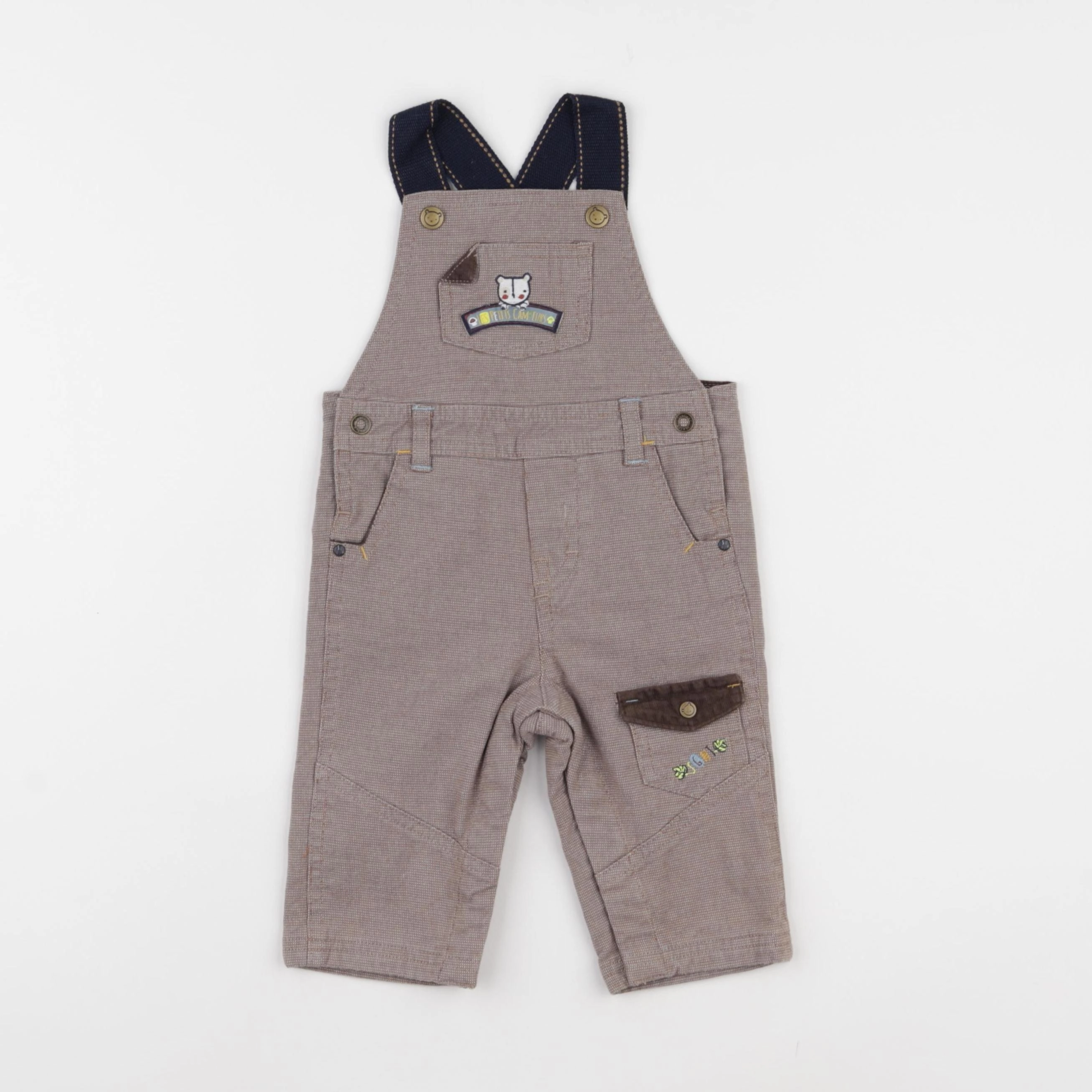 Sergent Major - salopette marron - 6 mois